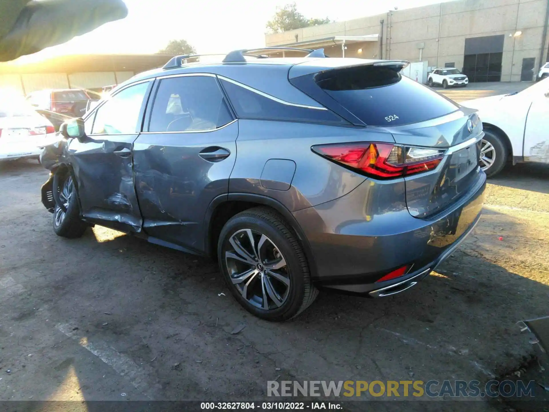 3 Photograph of a damaged car 2T2HZMDA2LC233628 LEXUS RX 2020