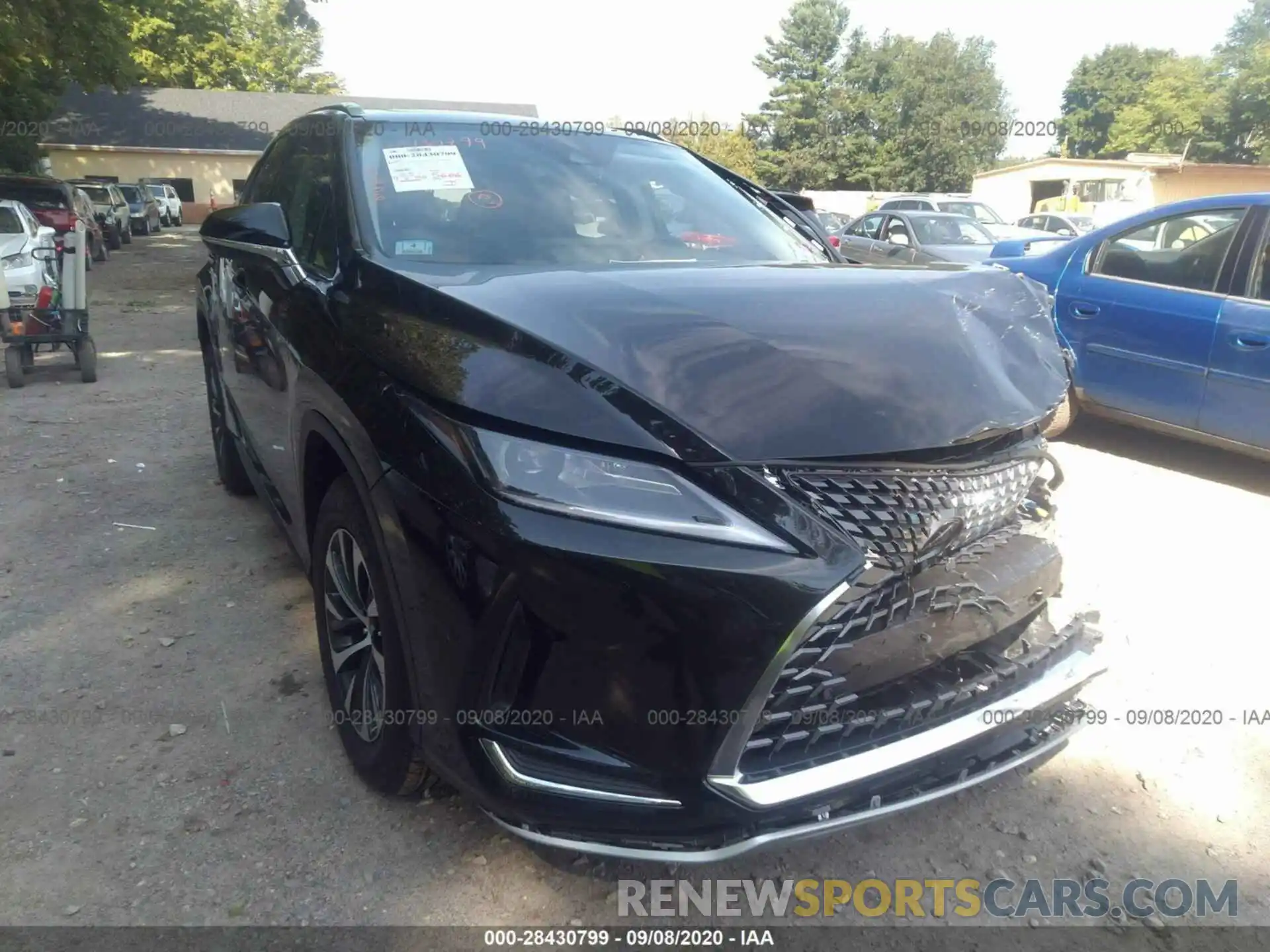 1 Photograph of a damaged car 2T2HZMDA2LC239901 LEXUS RX 2020