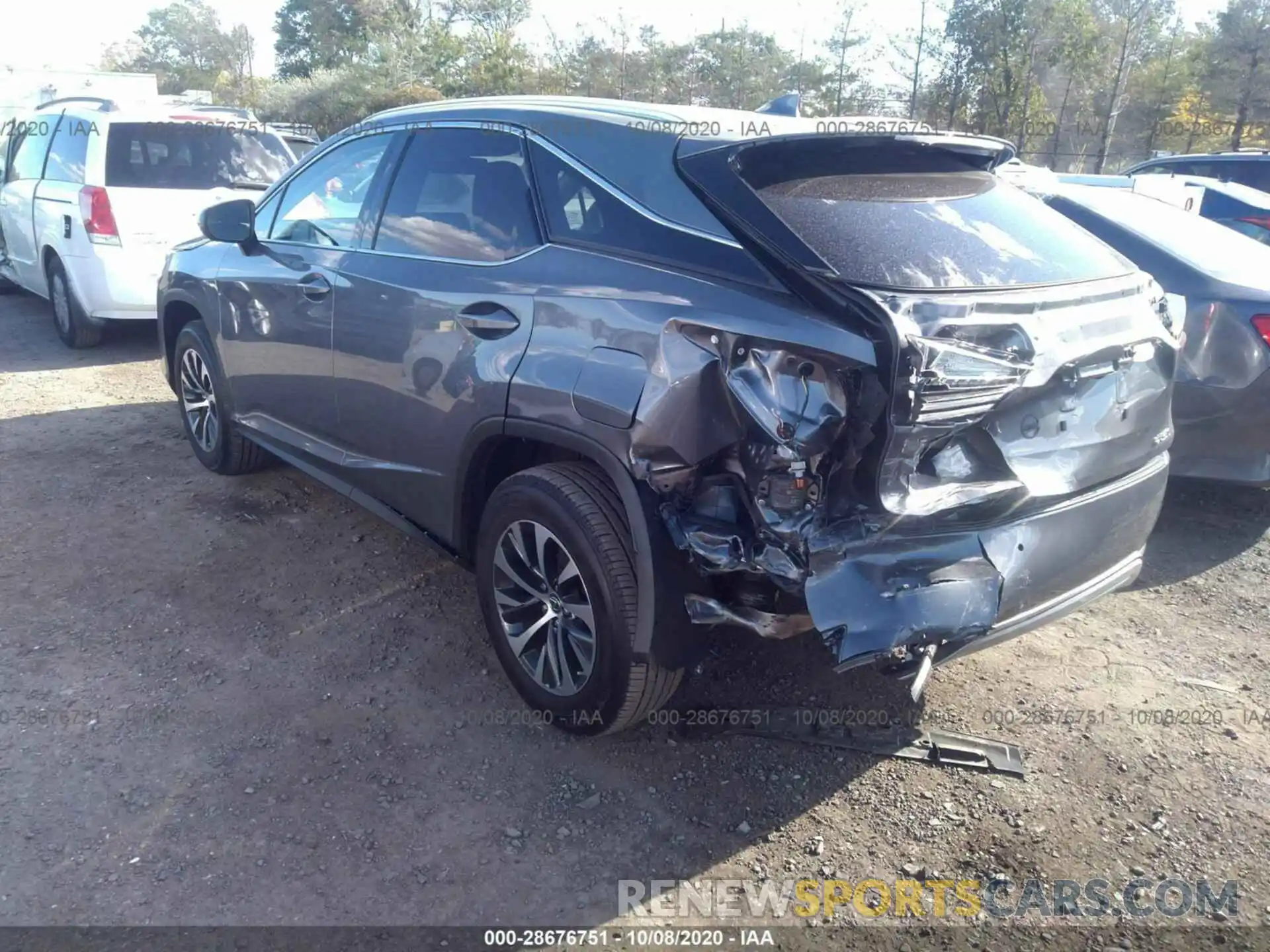 3 Photograph of a damaged car 2T2HZMDA2LC241146 LEXUS RX 2020