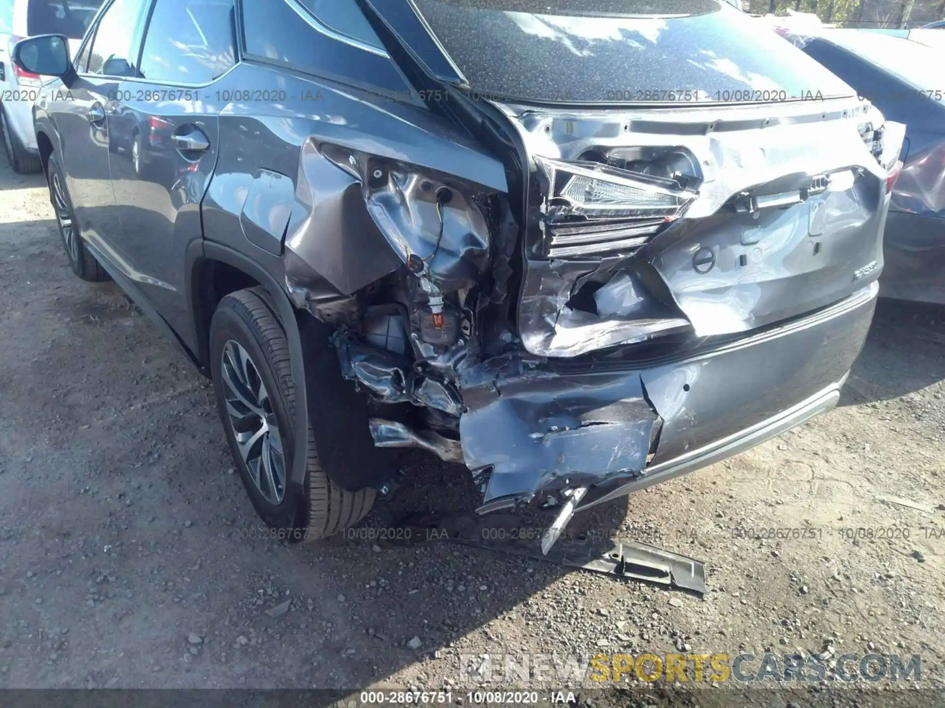 6 Photograph of a damaged car 2T2HZMDA2LC241146 LEXUS RX 2020