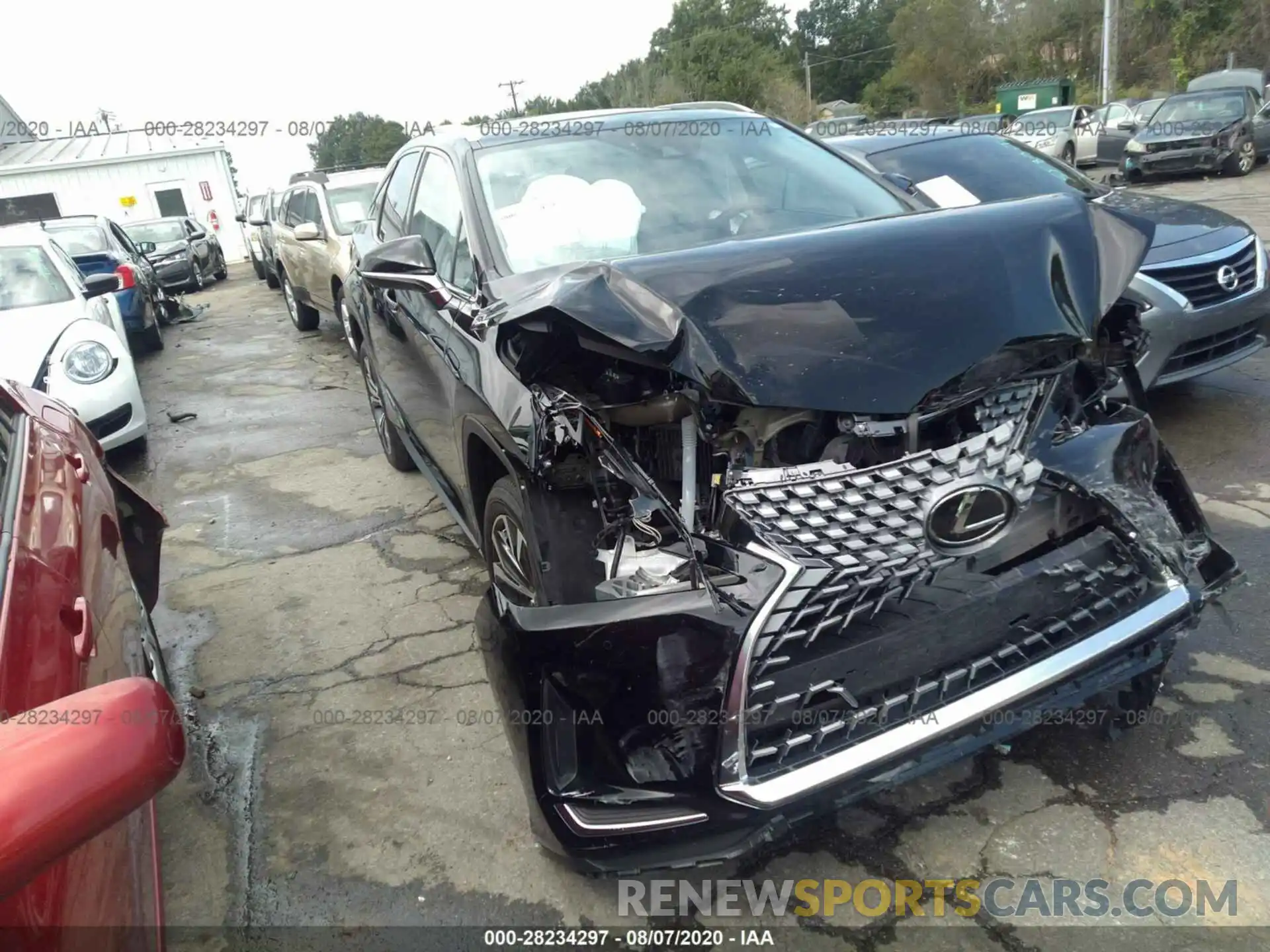 1 Photograph of a damaged car 2T2HZMDA3LC217616 LEXUS RX 2020