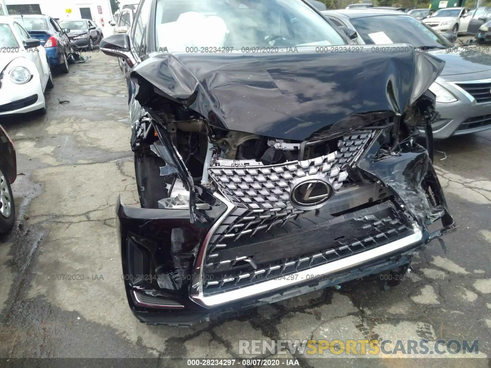 6 Photograph of a damaged car 2T2HZMDA3LC217616 LEXUS RX 2020