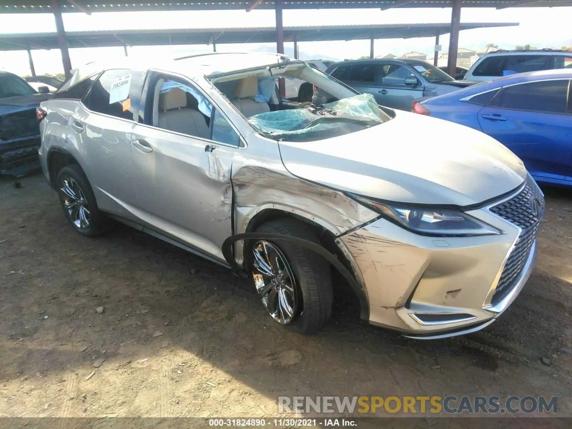 1 Photograph of a damaged car 2T2HZMDA3LC239373 LEXUS RX 2020