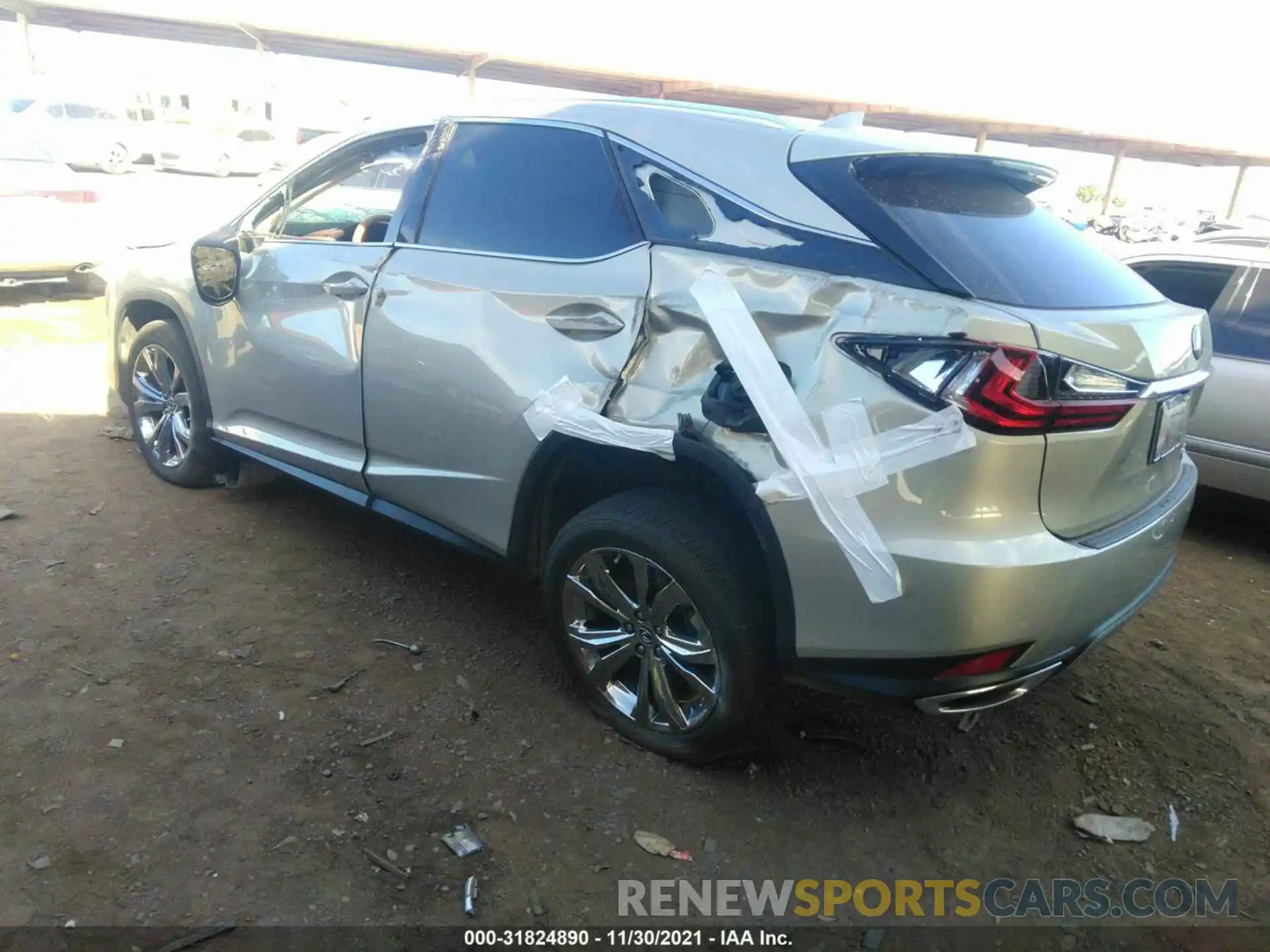 3 Photograph of a damaged car 2T2HZMDA3LC239373 LEXUS RX 2020