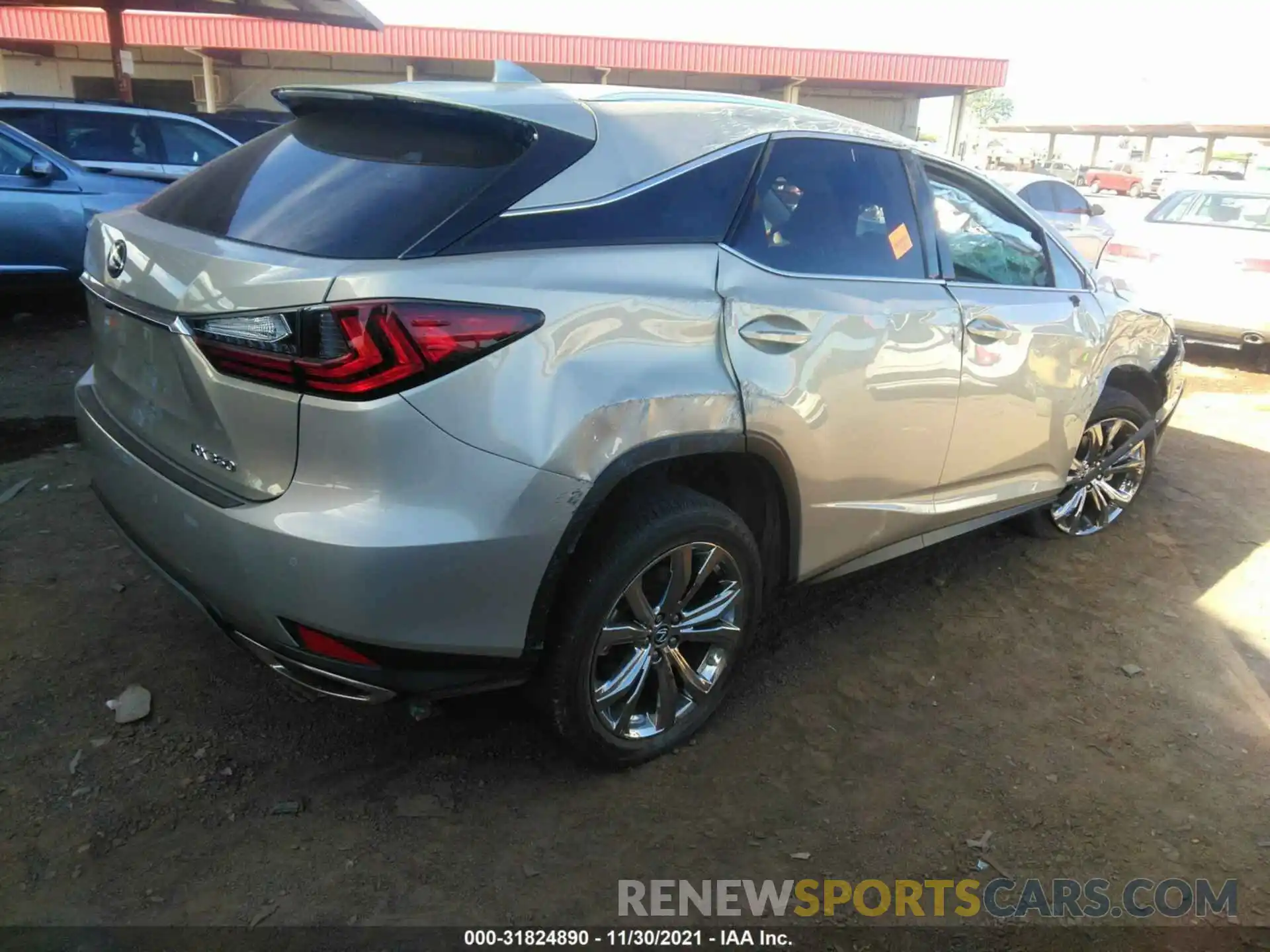 4 Photograph of a damaged car 2T2HZMDA3LC239373 LEXUS RX 2020