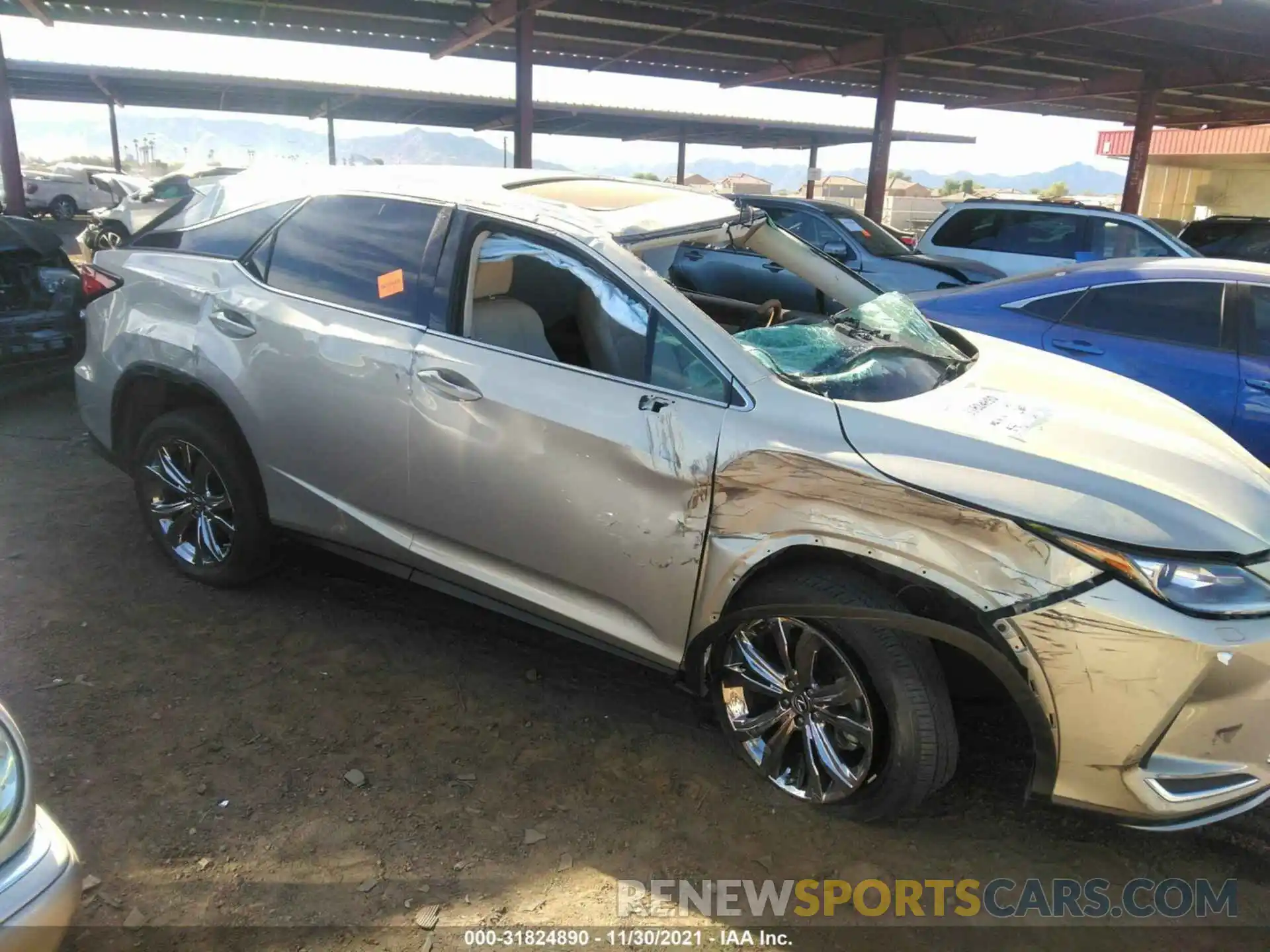 6 Photograph of a damaged car 2T2HZMDA3LC239373 LEXUS RX 2020