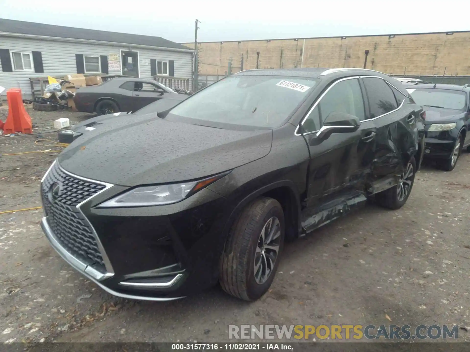 2 Photograph of a damaged car 2T2HZMDA3LC239499 LEXUS RX 2020