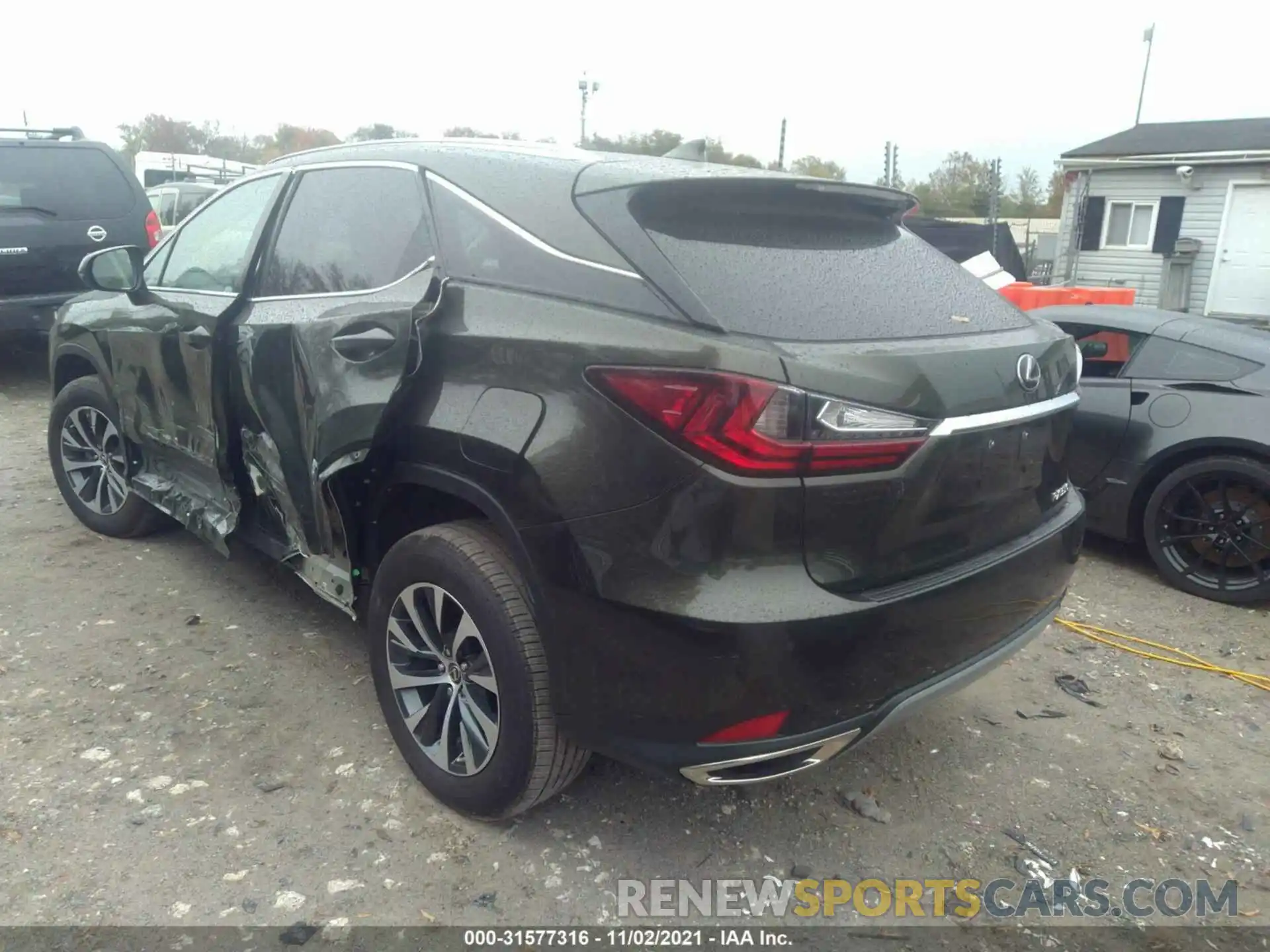 3 Photograph of a damaged car 2T2HZMDA3LC239499 LEXUS RX 2020