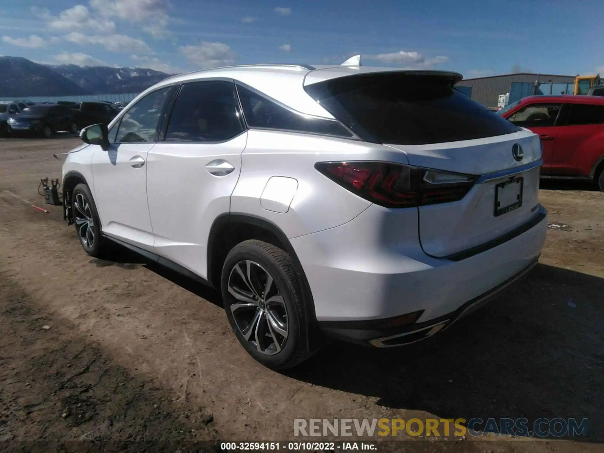 3 Photograph of a damaged car 2T2HZMDA4LC212277 LEXUS RX 2020