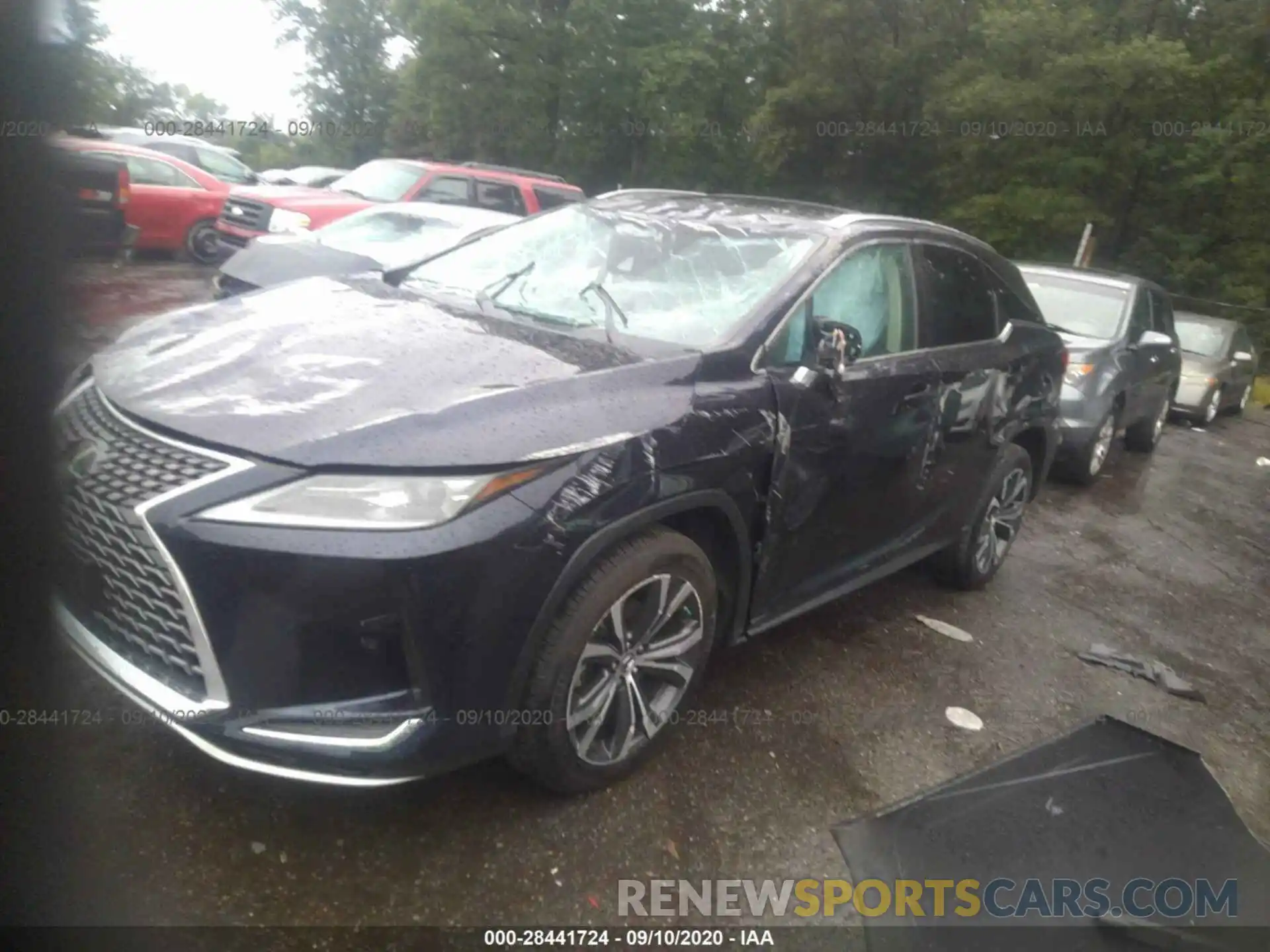 2 Photograph of a damaged car 2T2HZMDA4LC212585 LEXUS RX 2020