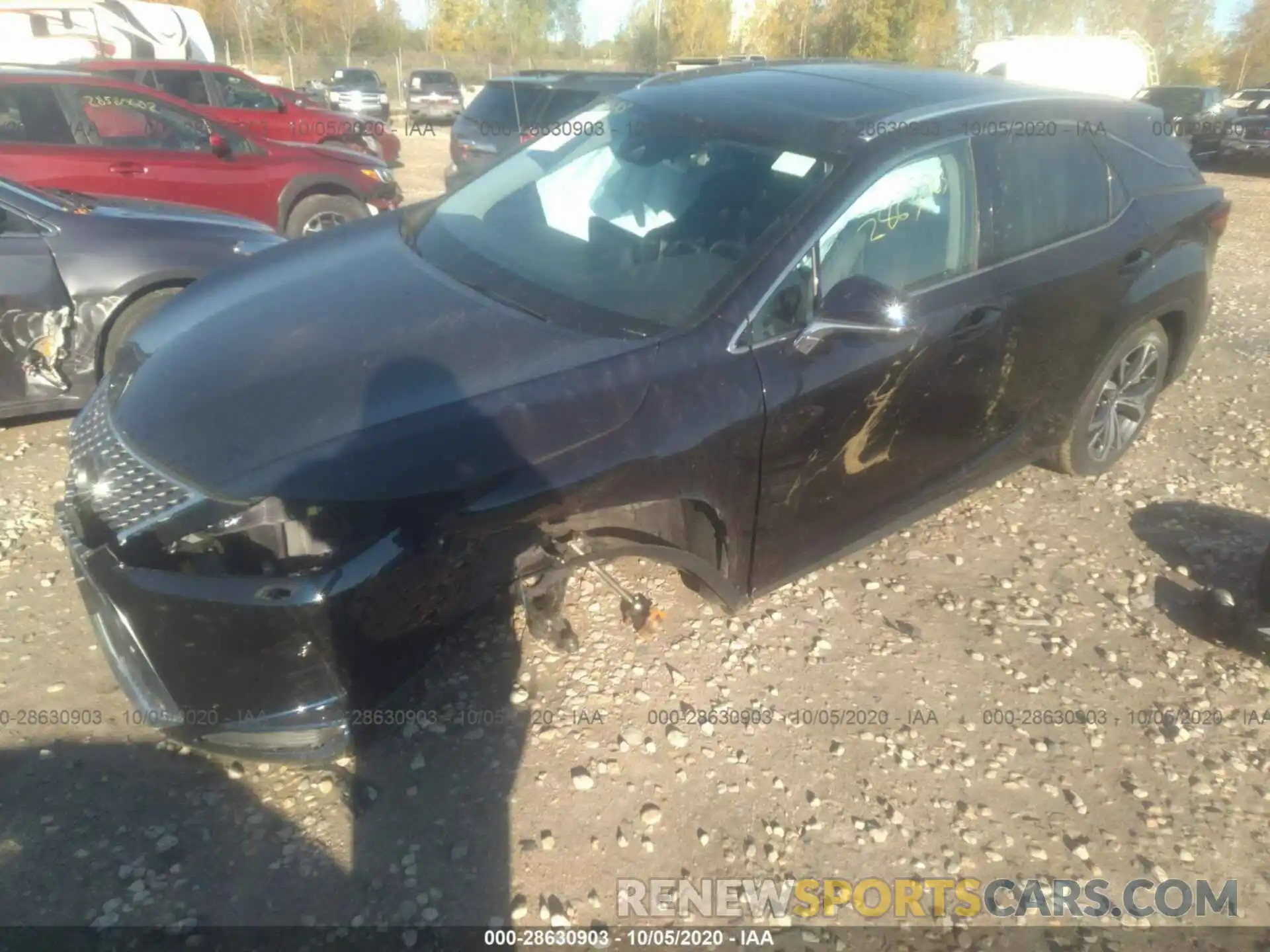 2 Photograph of a damaged car 2T2HZMDA4LC227829 LEXUS RX 2020