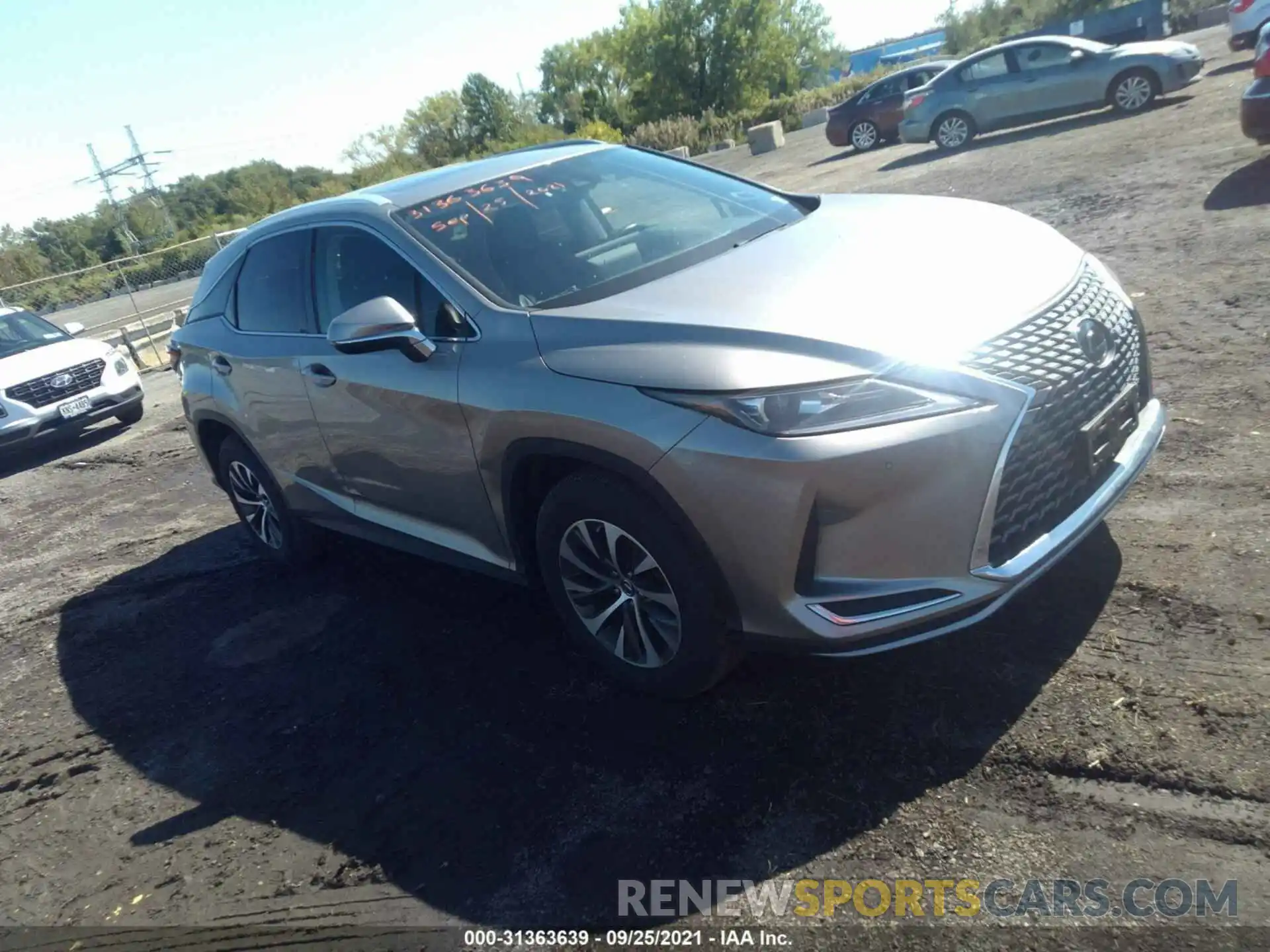 1 Photograph of a damaged car 2T2HZMDA4LC237373 LEXUS RX 2020