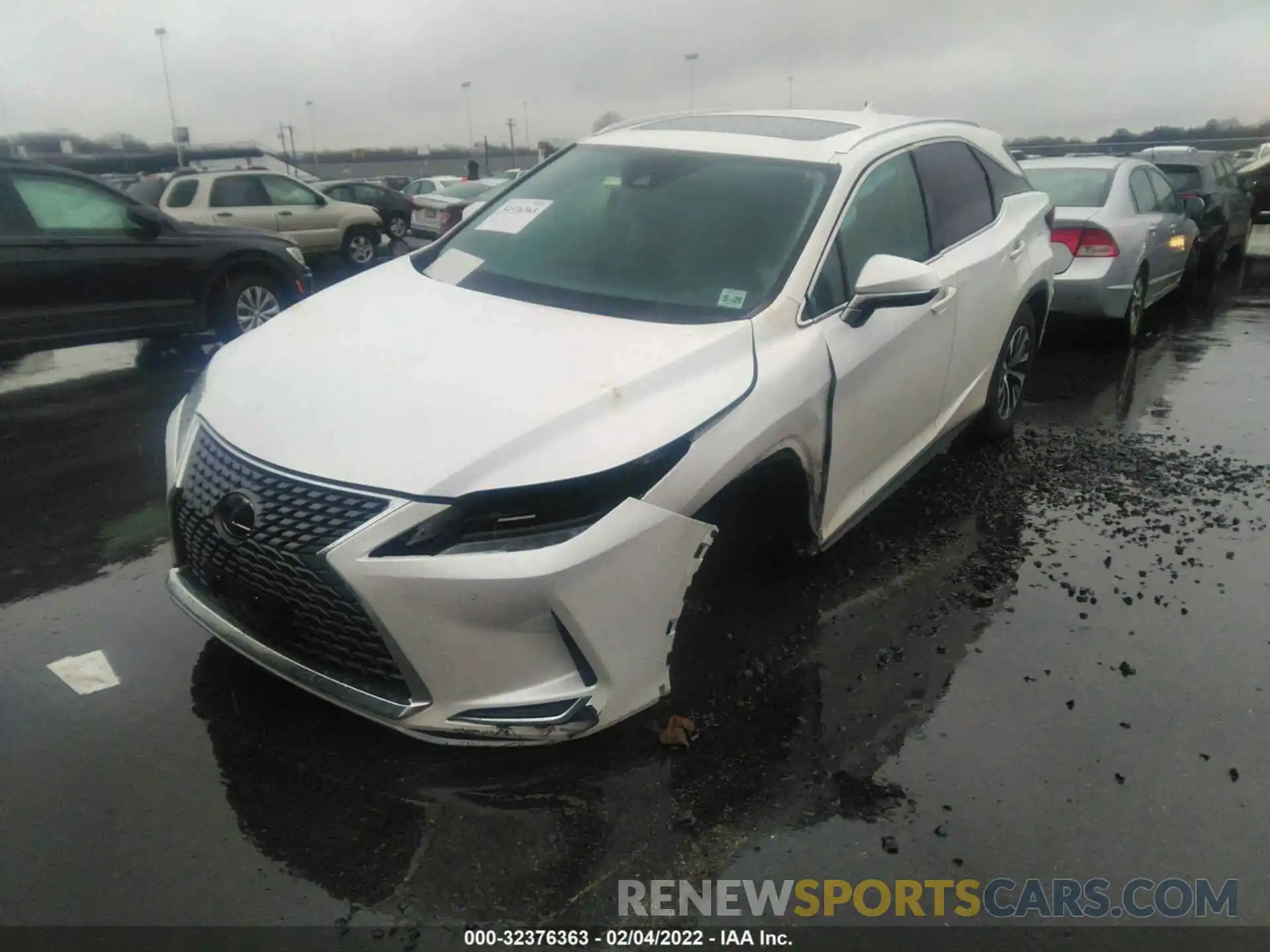 2 Photograph of a damaged car 2T2HZMDA4LC240922 LEXUS RX 2020