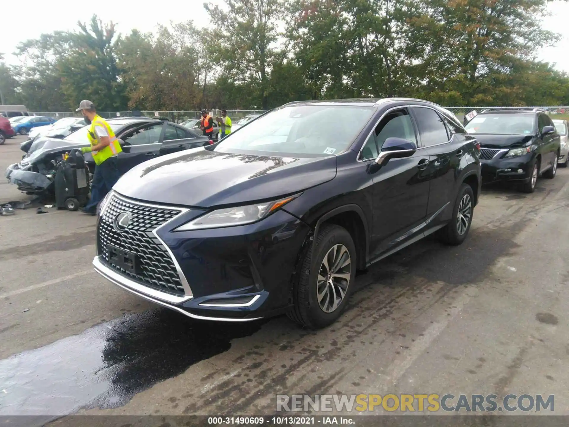 2 Photograph of a damaged car 2T2HZMDA4LC241004 LEXUS RX 2020