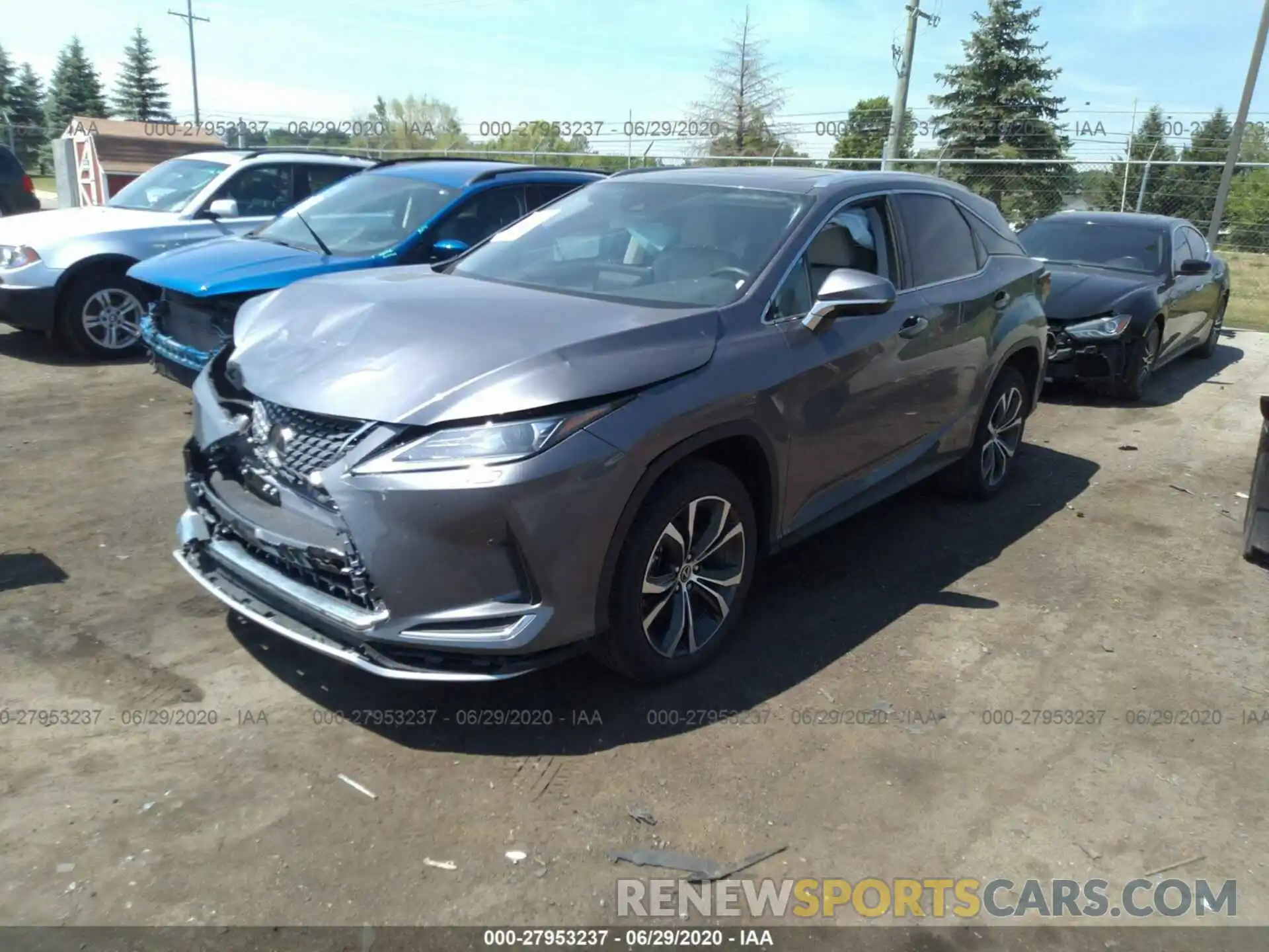 2 Photograph of a damaged car 2T2HZMDA5LC214488 LEXUS RX 2020