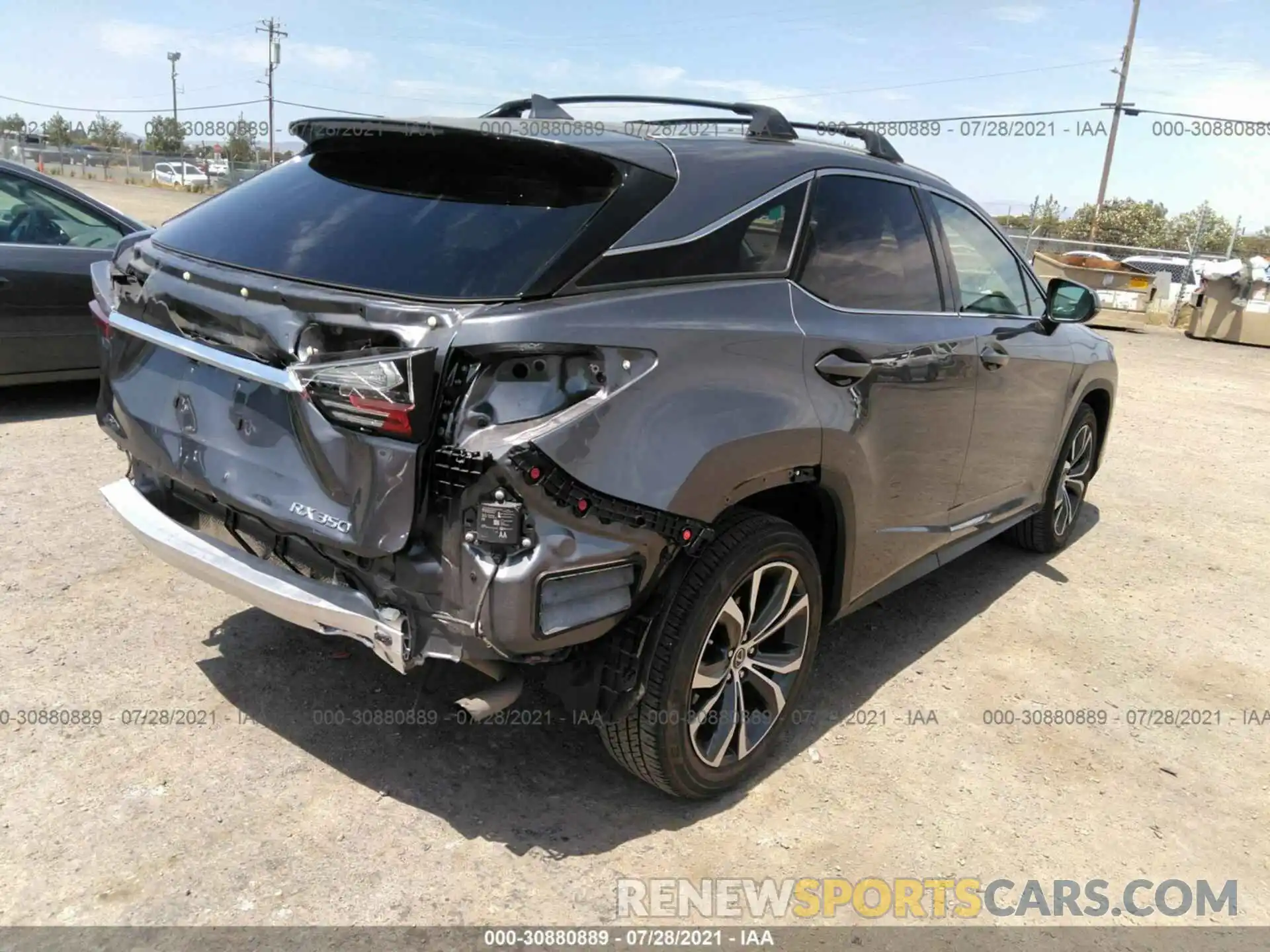 4 Photograph of a damaged car 2T2HZMDA5LC214720 LEXUS RX 2020