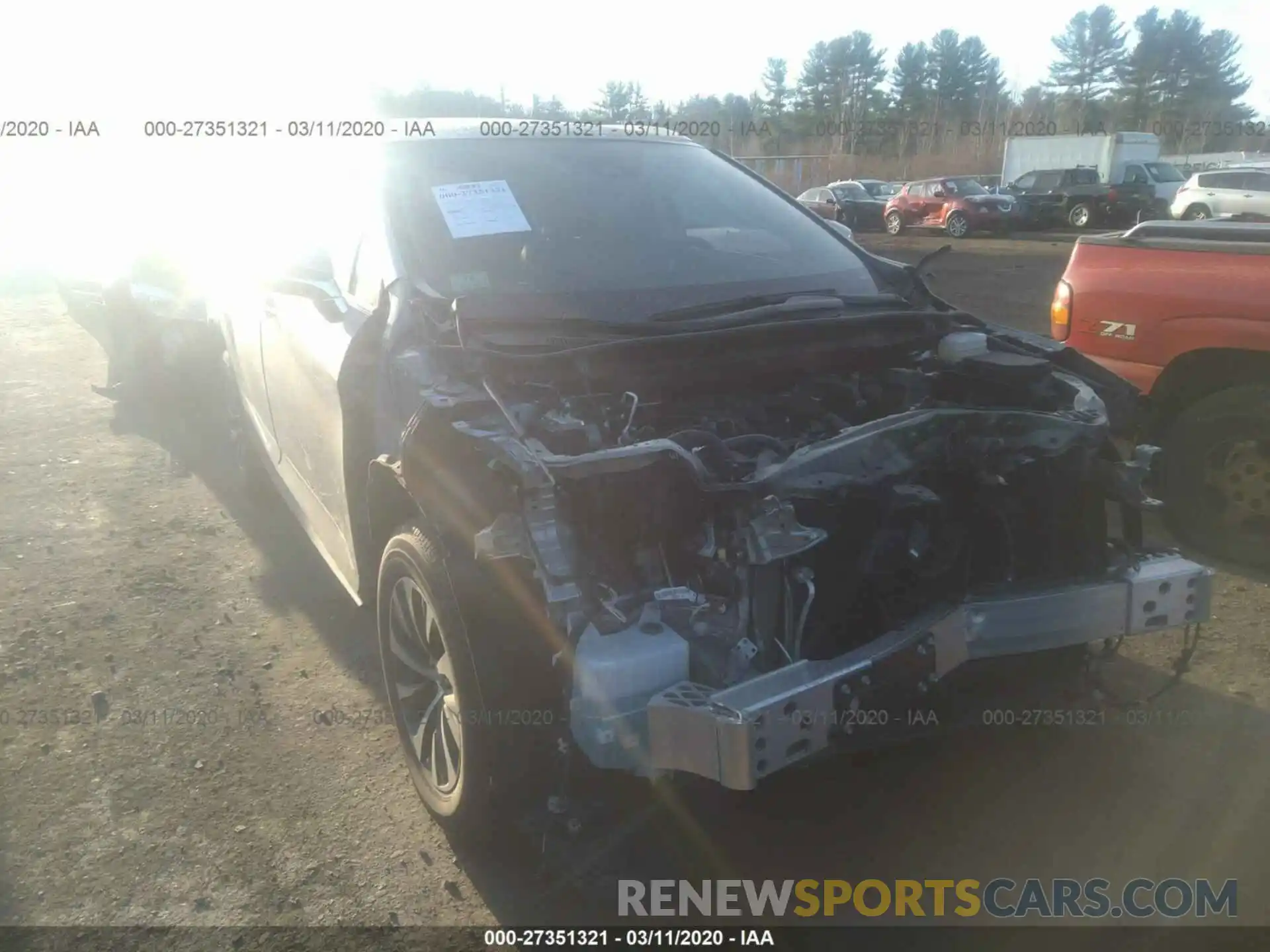 1 Photograph of a damaged car 2T2HZMDA5LC223174 LEXUS RX 2020