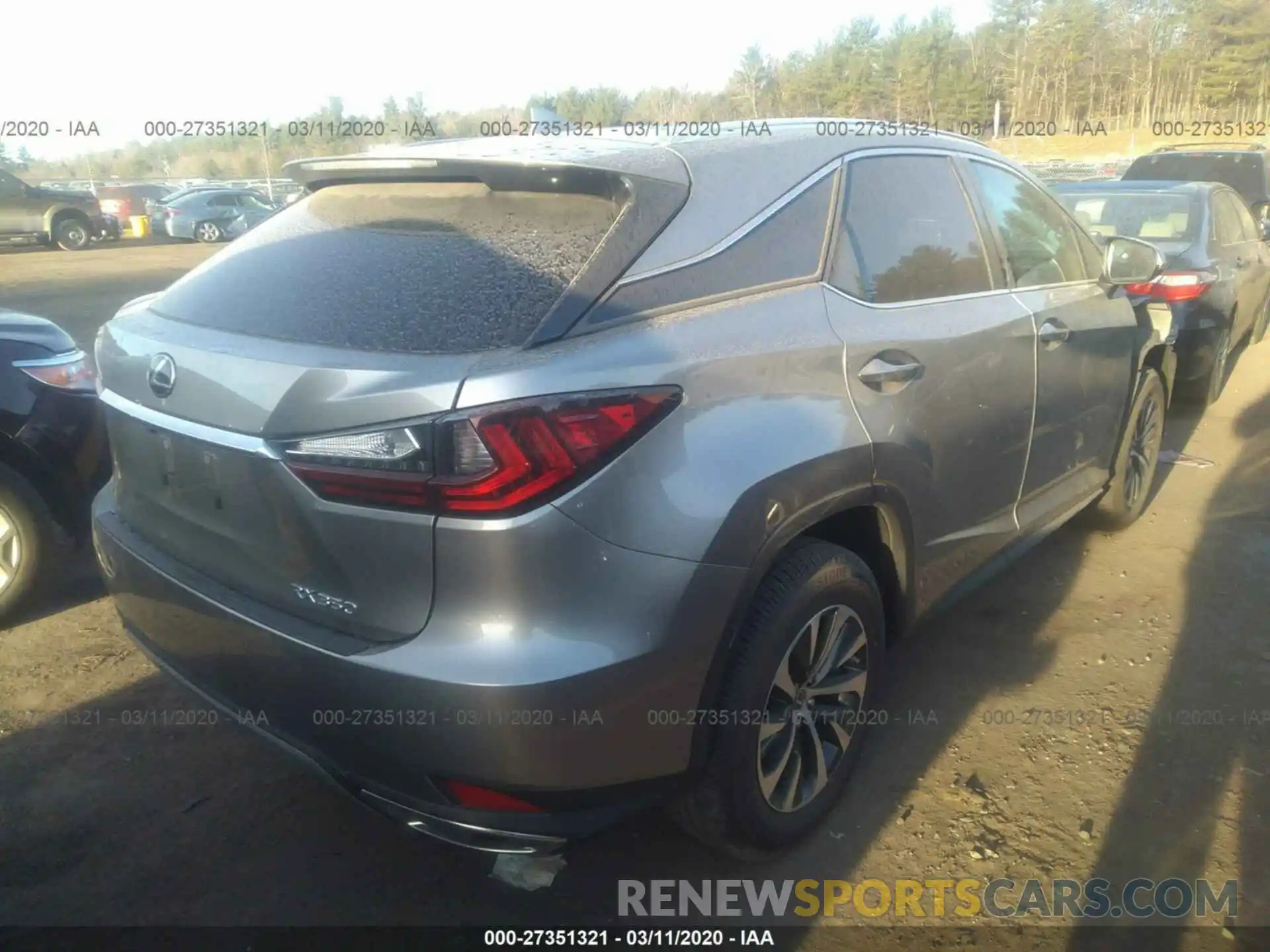 4 Фотография поврежденного автомобиля 2T2HZMDA5LC223174 LEXUS RX 2020