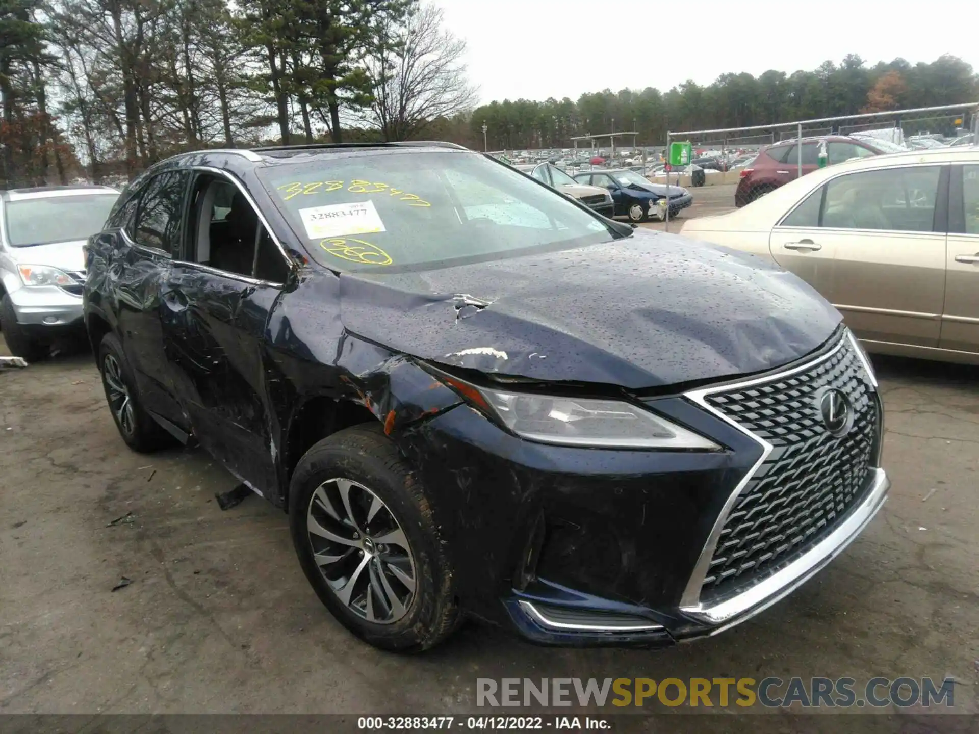 1 Photograph of a damaged car 2T2HZMDA5LC241416 LEXUS RX 2020