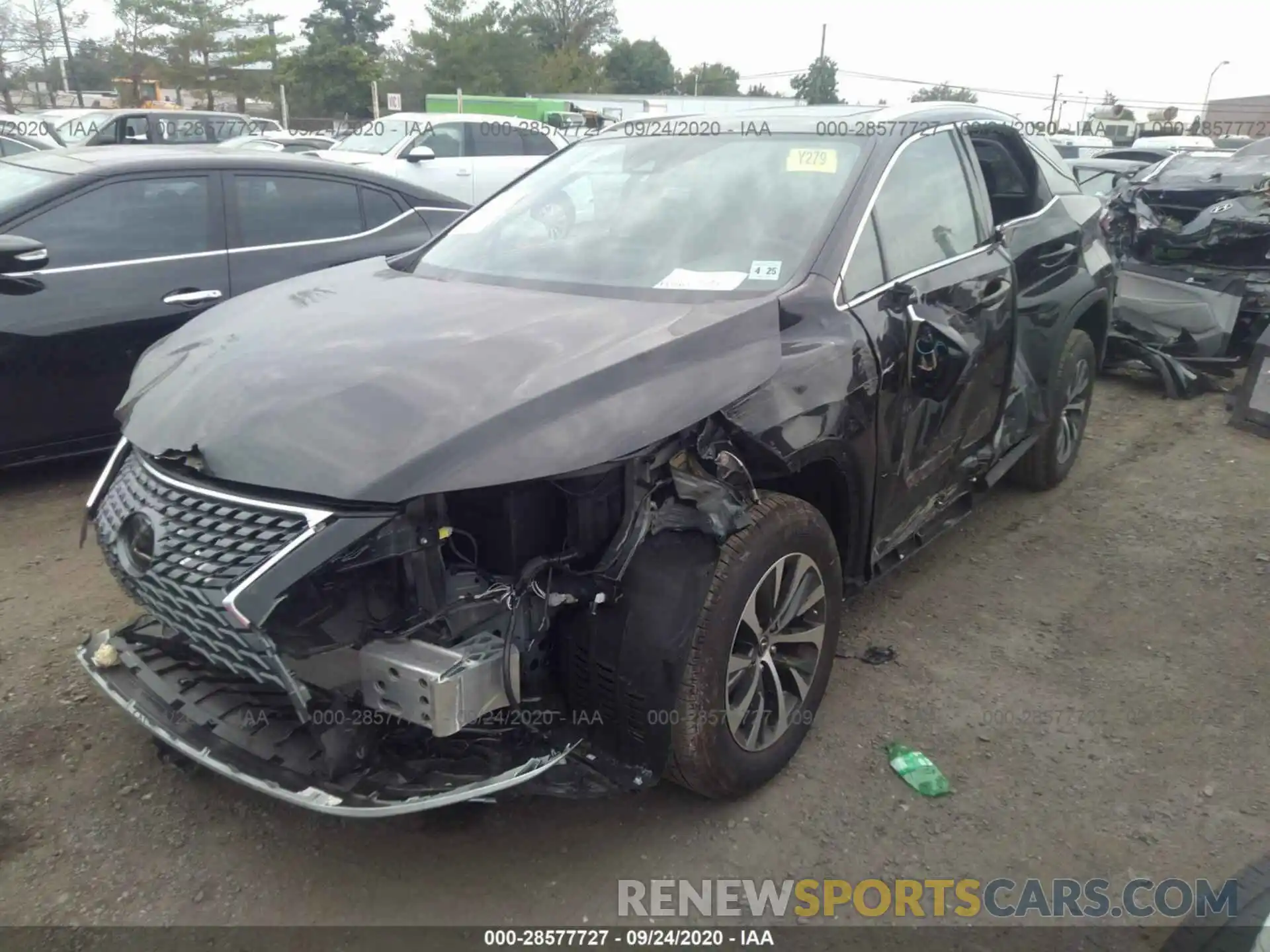 2 Photograph of a damaged car 2T2HZMDA5LC242310 LEXUS RX 2020