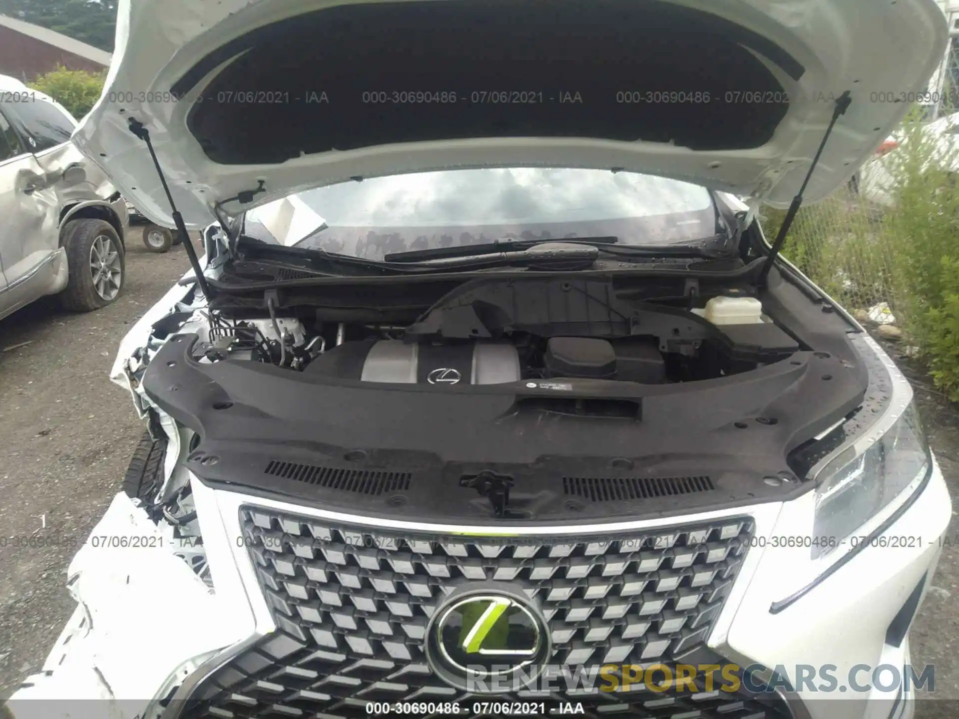 10 Фотография поврежденного автомобиля 2T2HZMDA5LC251265 LEXUS RX 2020