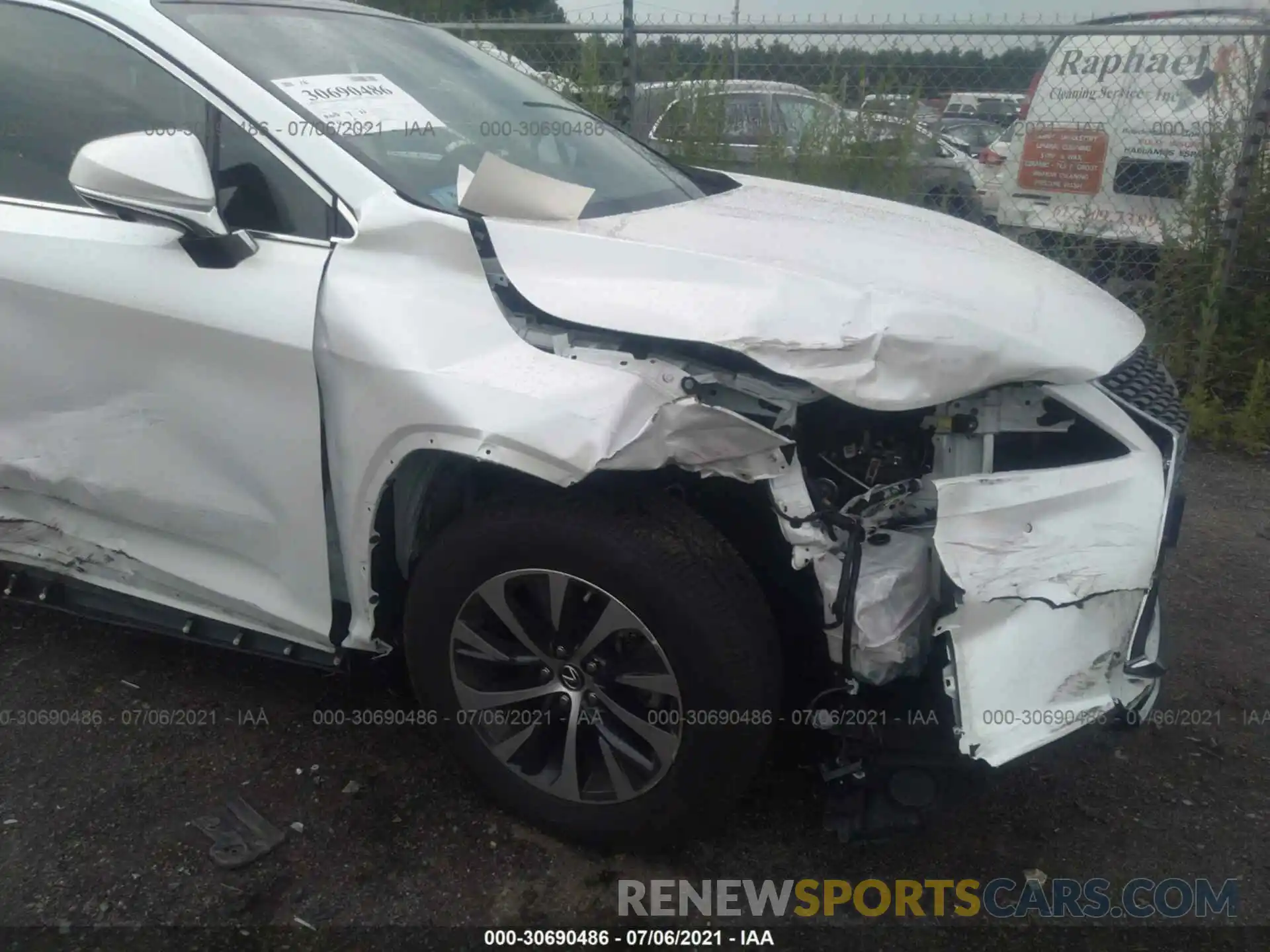 6 Photograph of a damaged car 2T2HZMDA5LC251265 LEXUS RX 2020