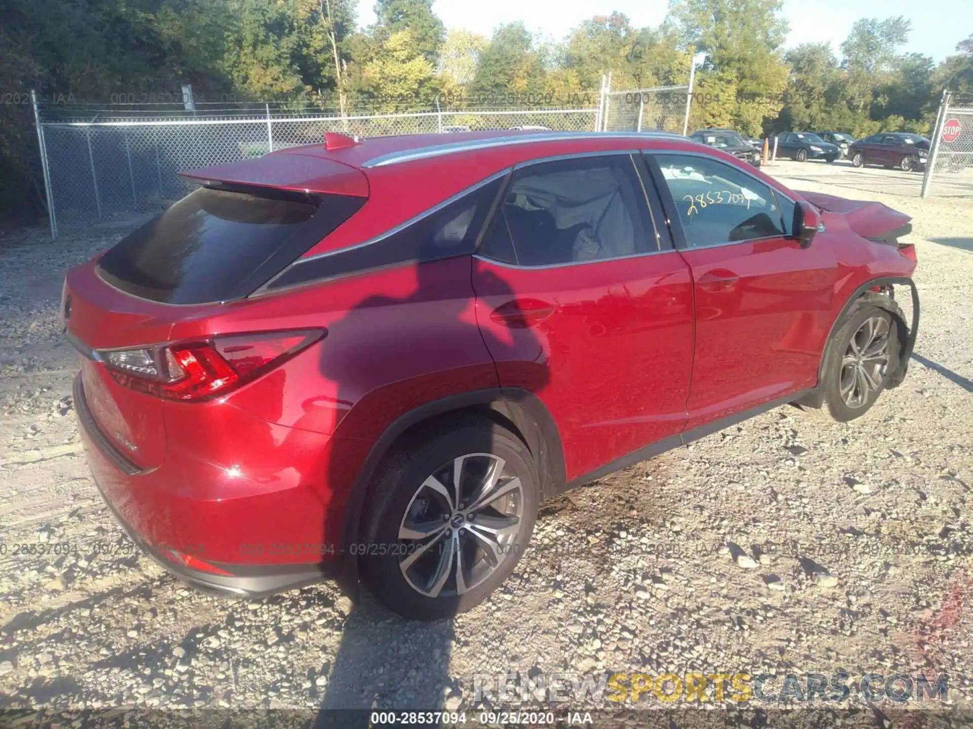 4 Photograph of a damaged car 2T2HZMDA6LC212636 LEXUS RX 2020