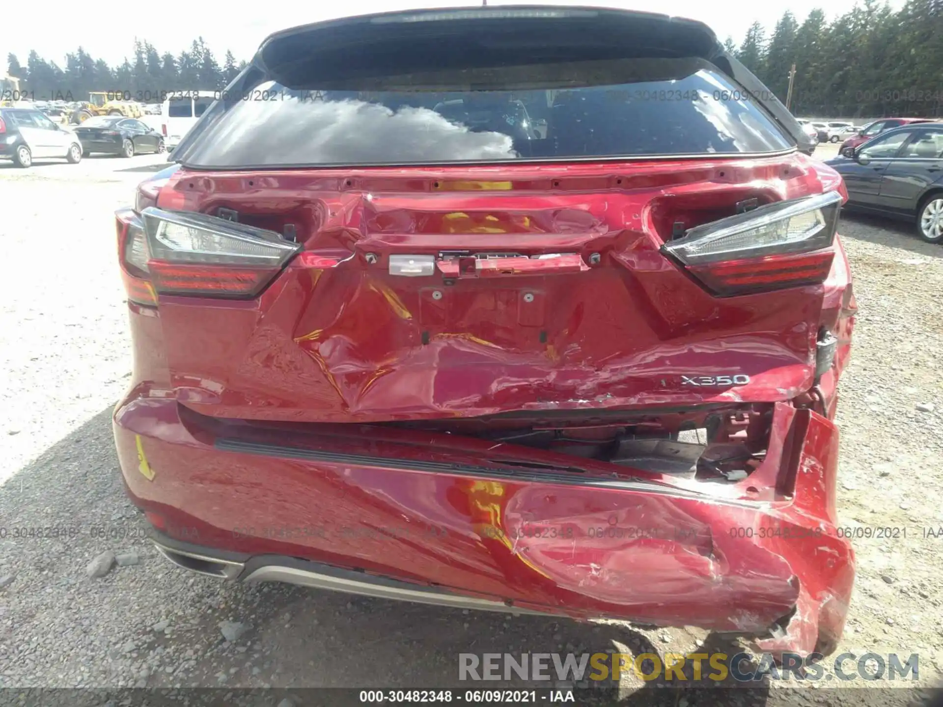 6 Photograph of a damaged car 2T2HZMDA6LC213365 LEXUS RX 2020
