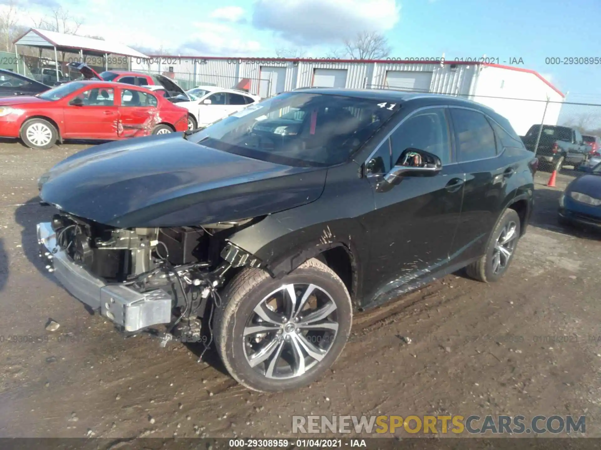 2 Photograph of a damaged car 2T2HZMDA6LC239593 LEXUS RX 2020