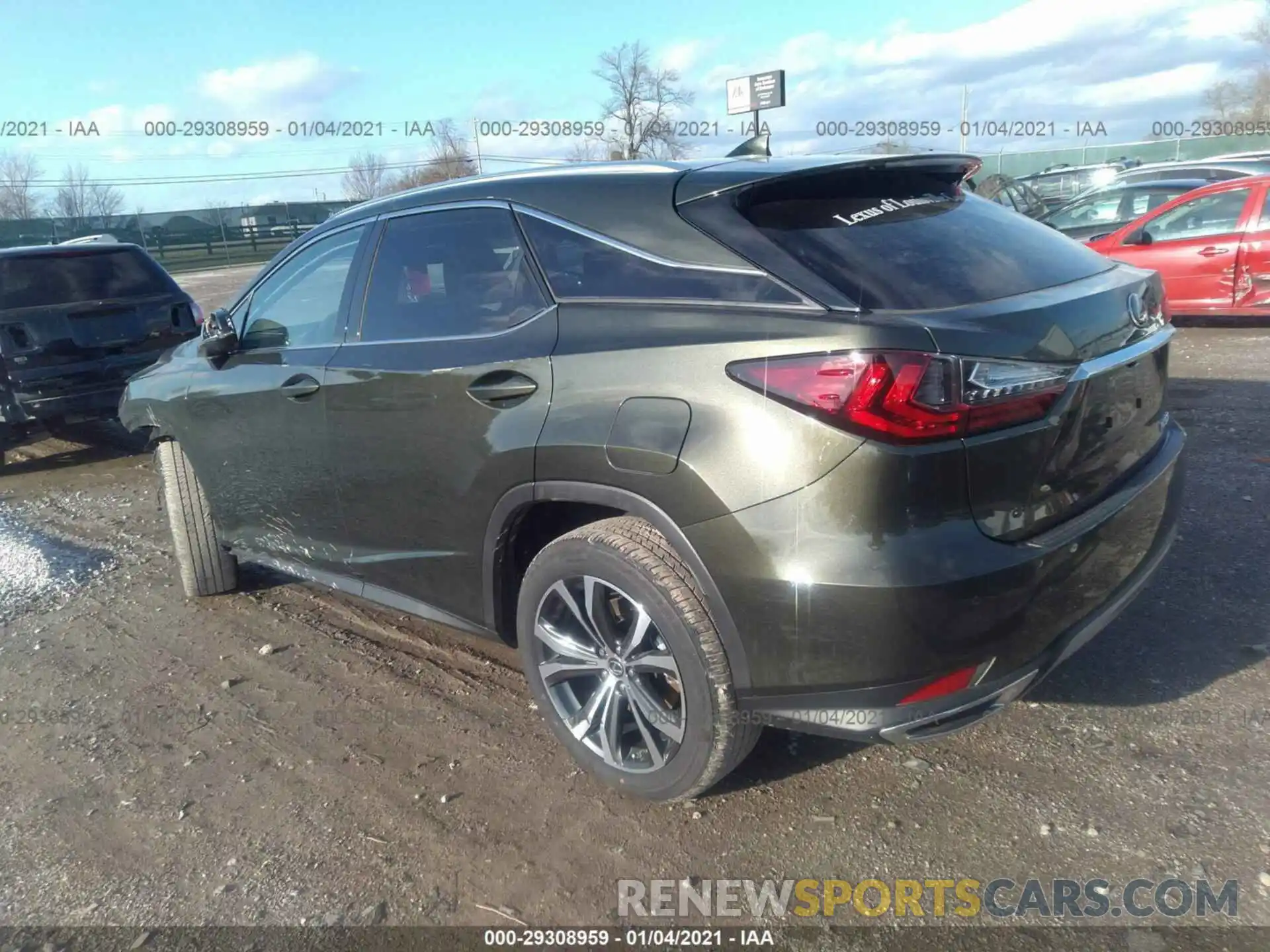 3 Photograph of a damaged car 2T2HZMDA6LC239593 LEXUS RX 2020