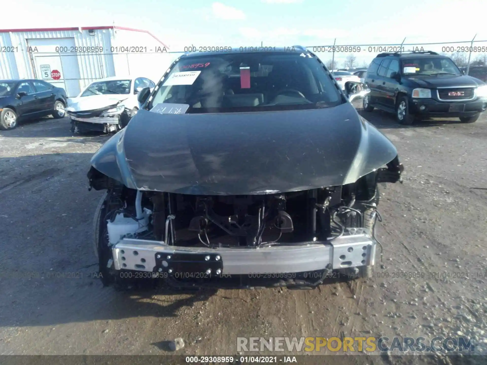 6 Photograph of a damaged car 2T2HZMDA6LC239593 LEXUS RX 2020