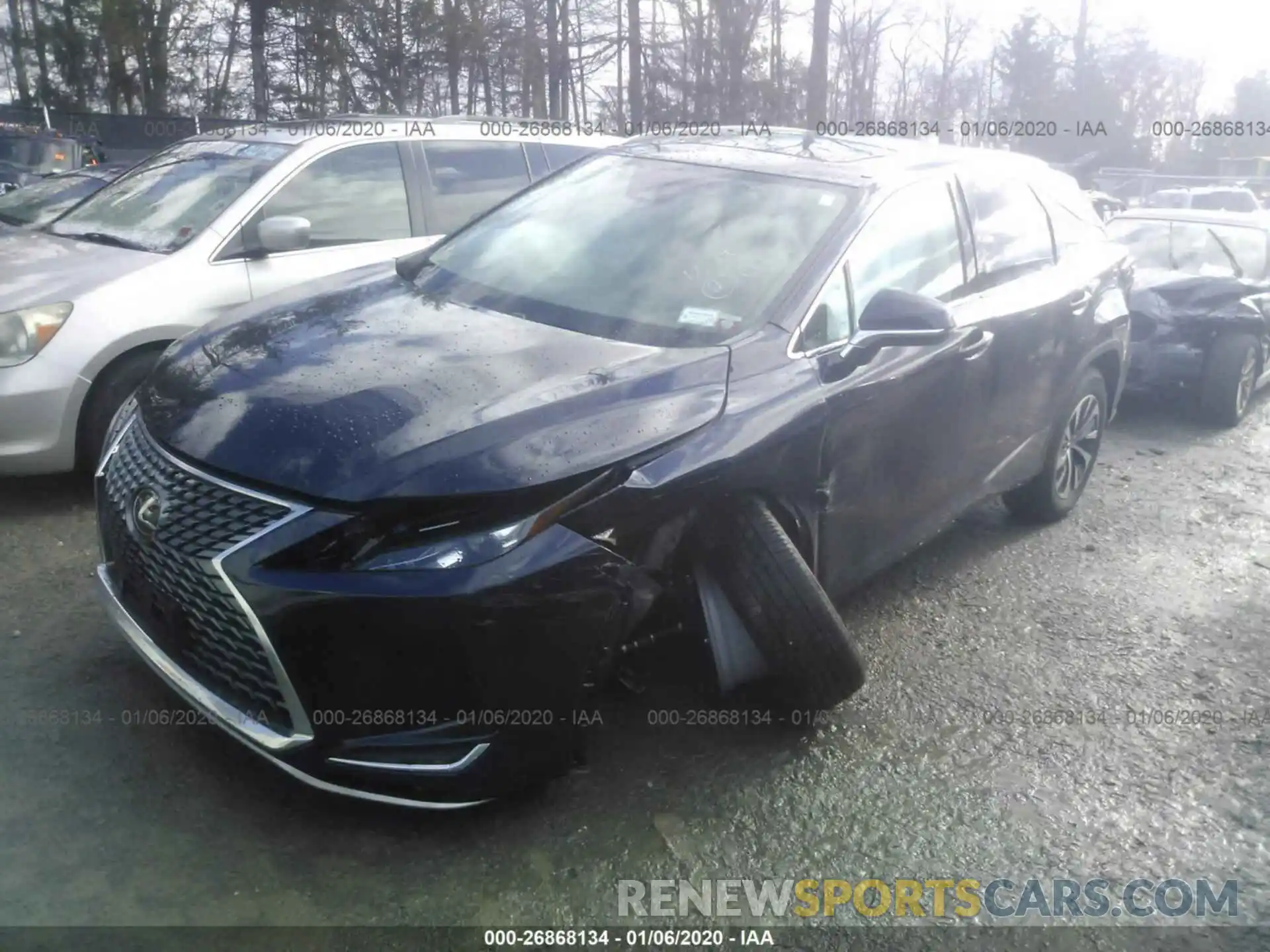 2 Photograph of a damaged car 2T2HZMDA7LC224679 LEXUS RX 2020