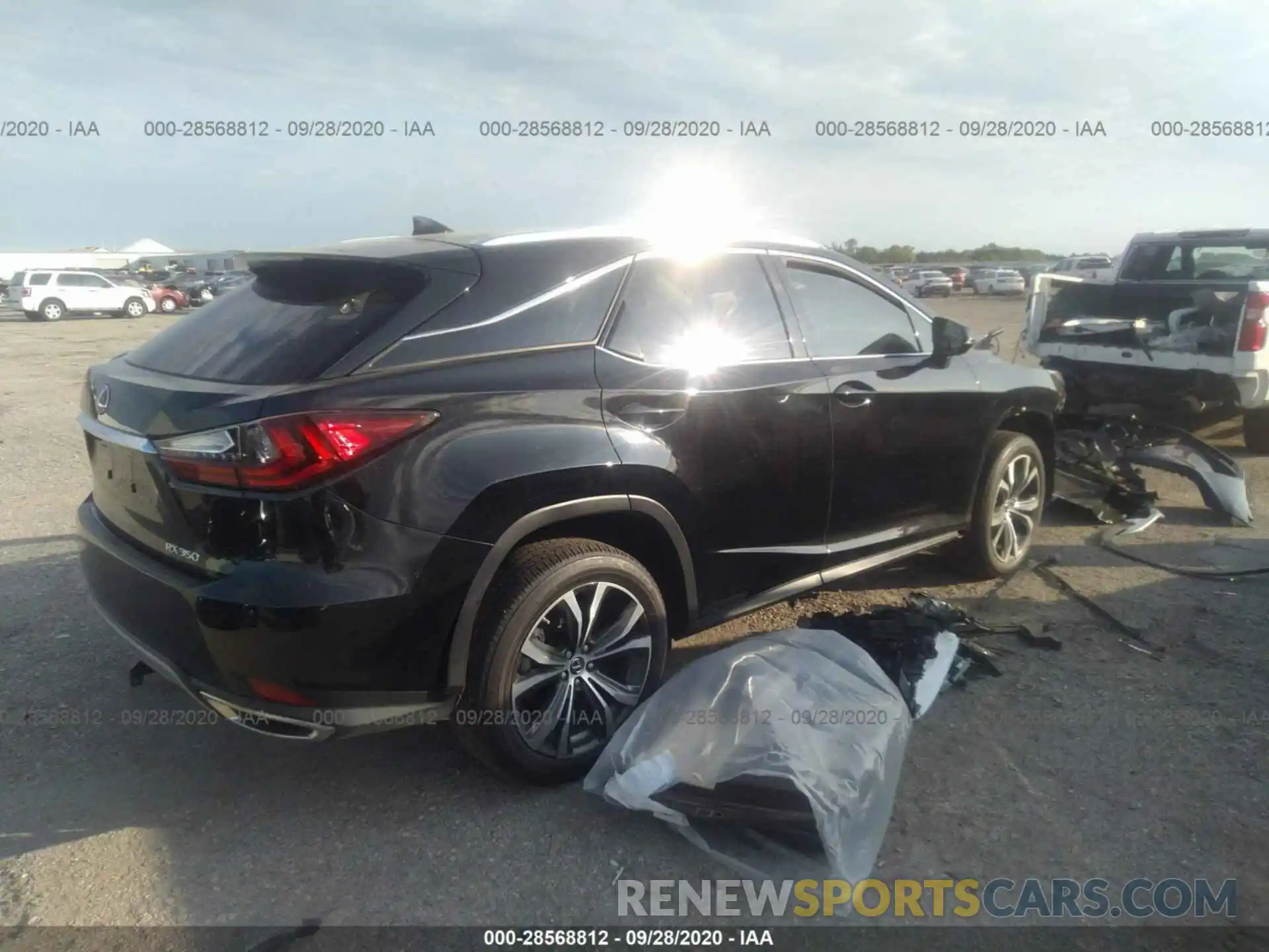 4 Photograph of a damaged car 2T2HZMDA7LC228893 LEXUS RX 2020