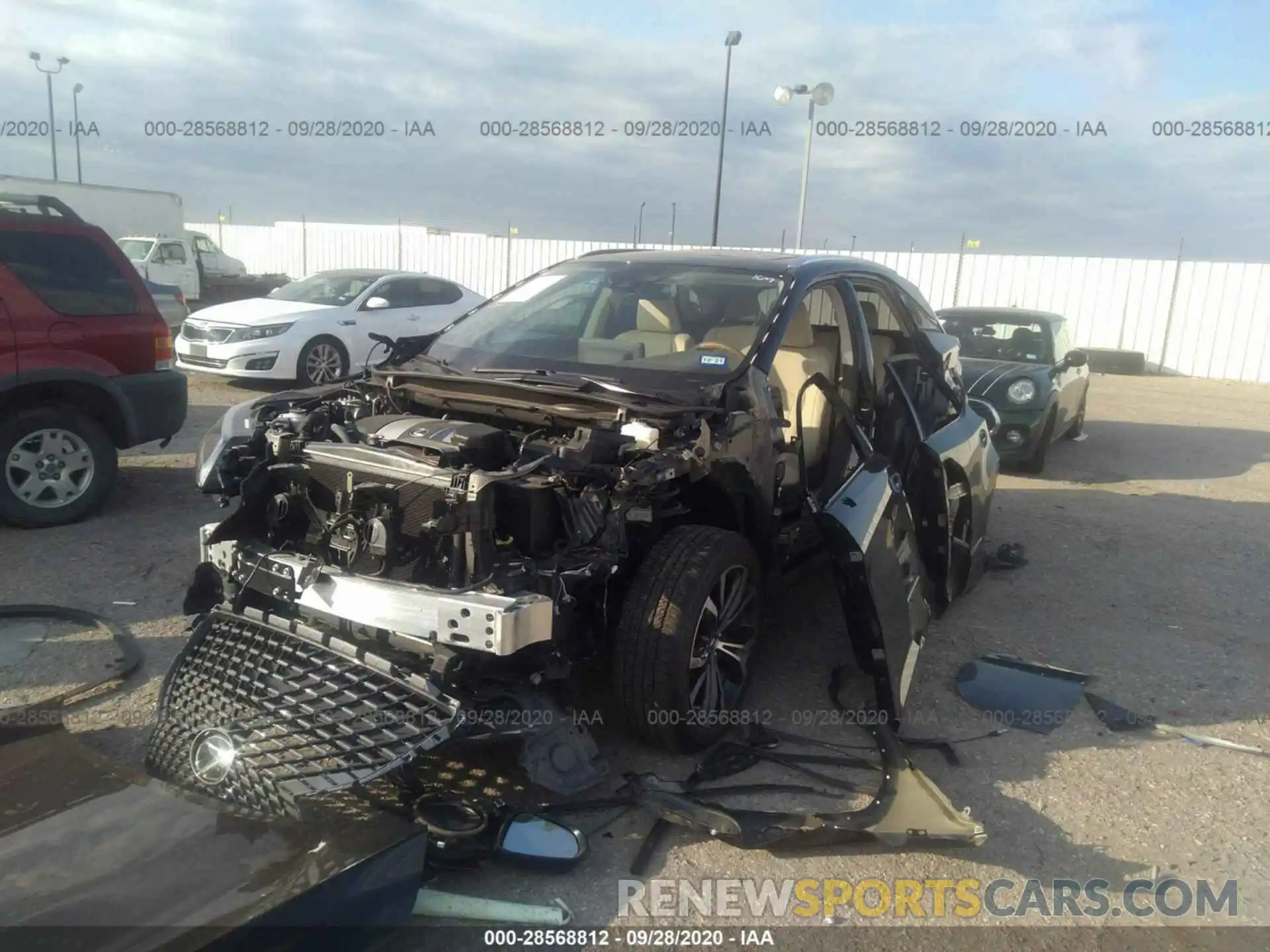 6 Photograph of a damaged car 2T2HZMDA7LC228893 LEXUS RX 2020