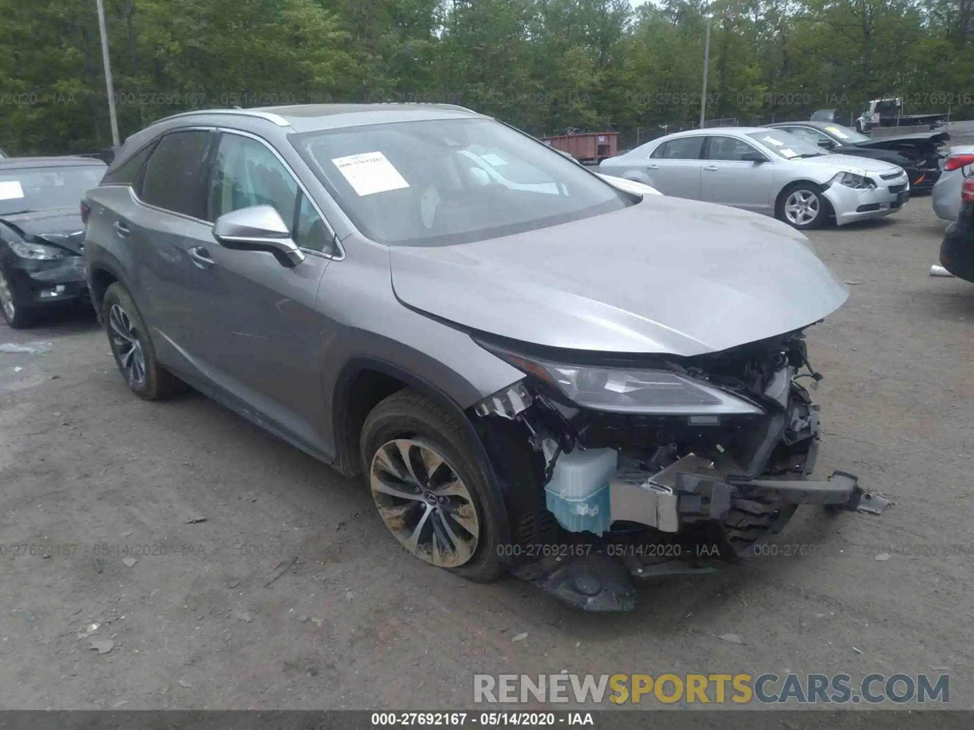 1 Photograph of a damaged car 2T2HZMDA7LC231342 LEXUS RX 2020