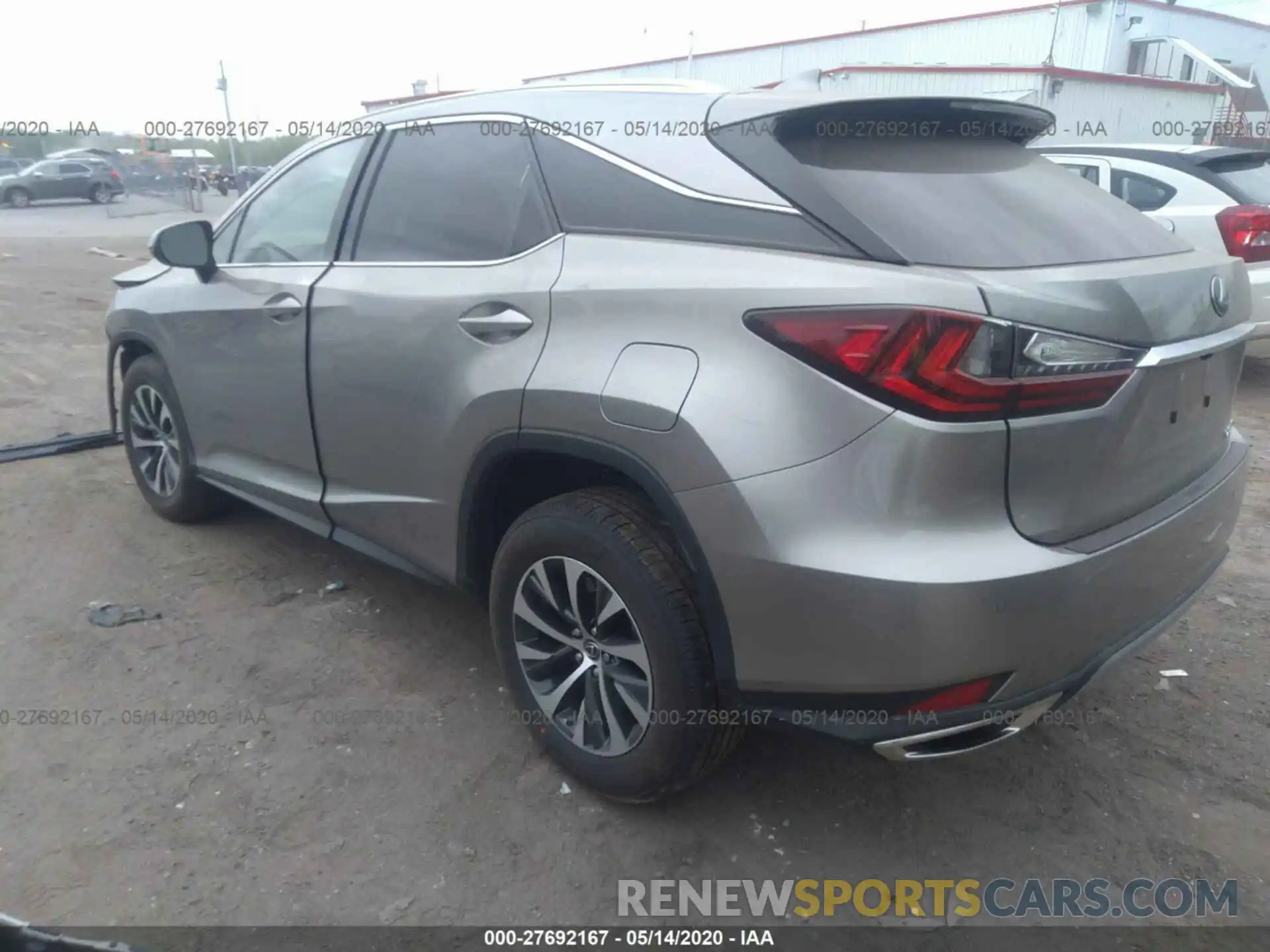 3 Photograph of a damaged car 2T2HZMDA7LC231342 LEXUS RX 2020