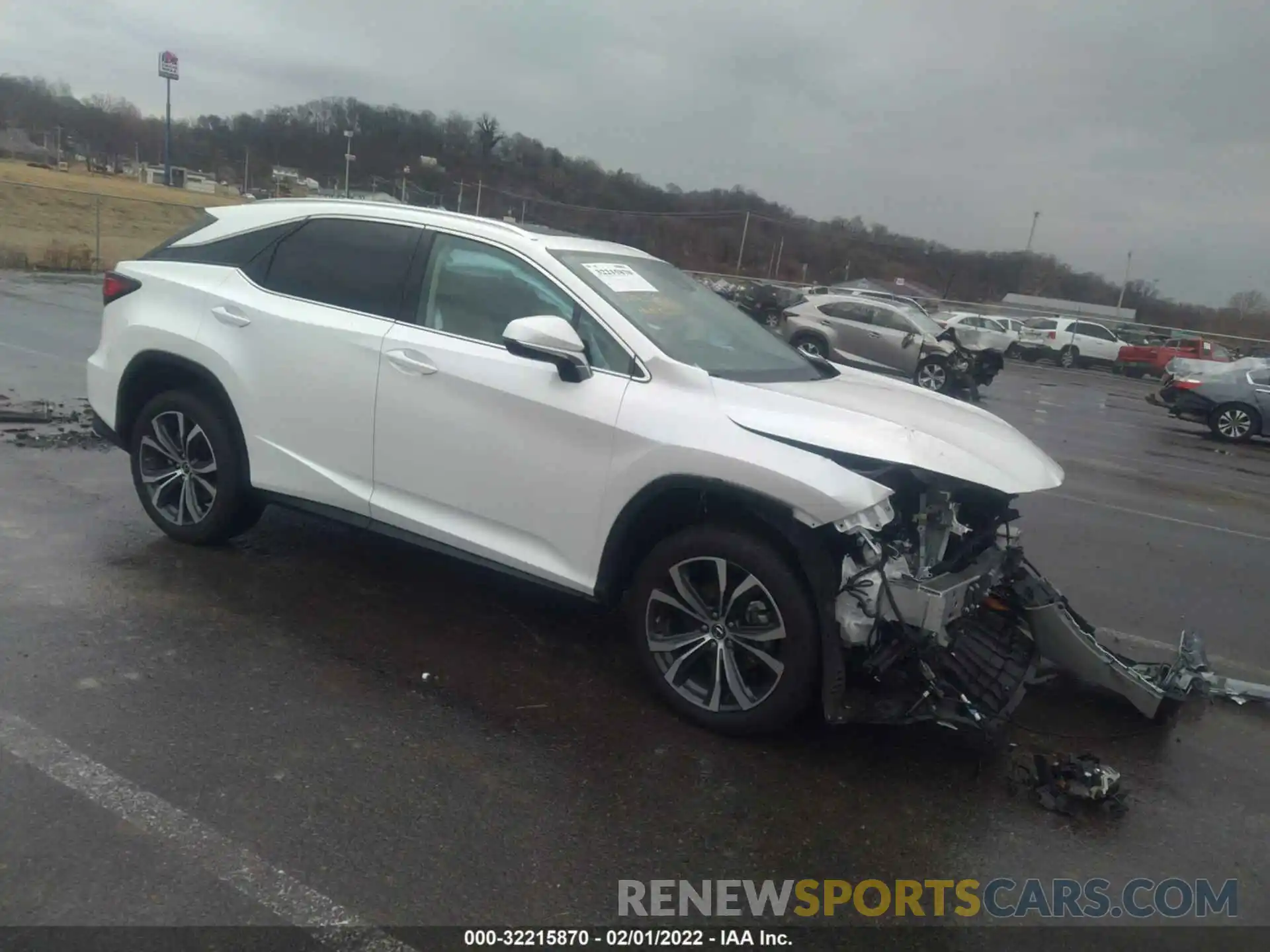 1 Photograph of a damaged car 2T2HZMDA7LC237058 LEXUS RX 2020