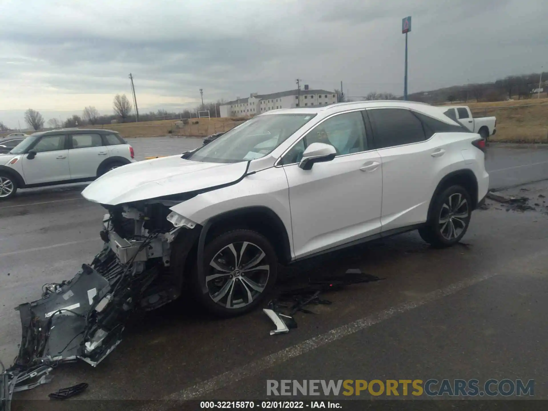 2 Photograph of a damaged car 2T2HZMDA7LC237058 LEXUS RX 2020