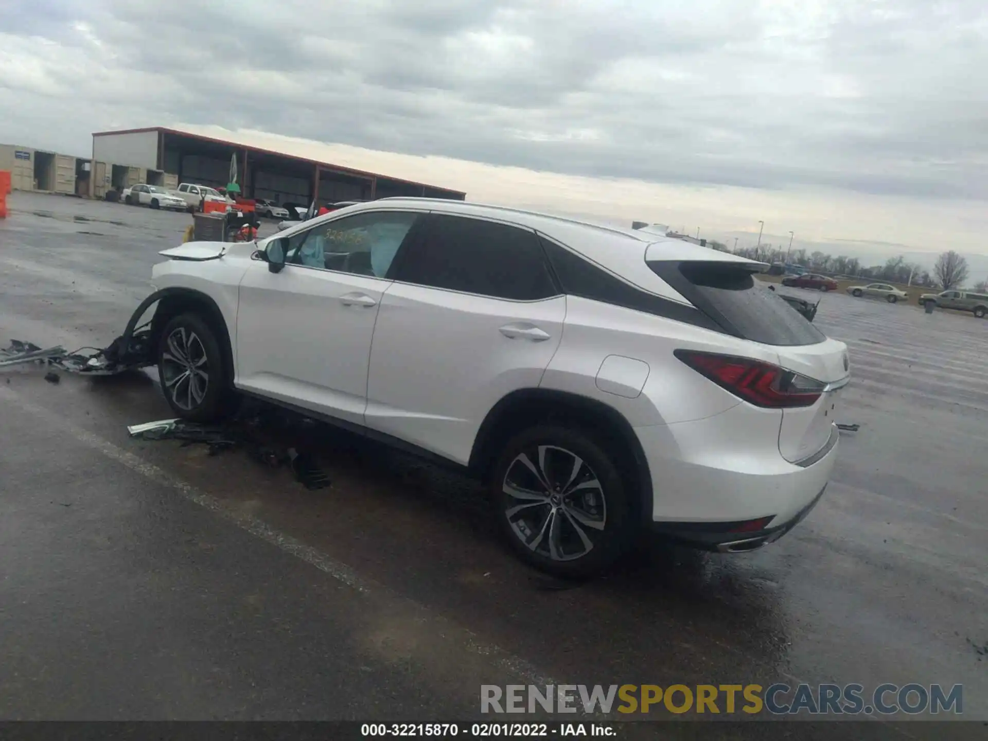 3 Photograph of a damaged car 2T2HZMDA7LC237058 LEXUS RX 2020