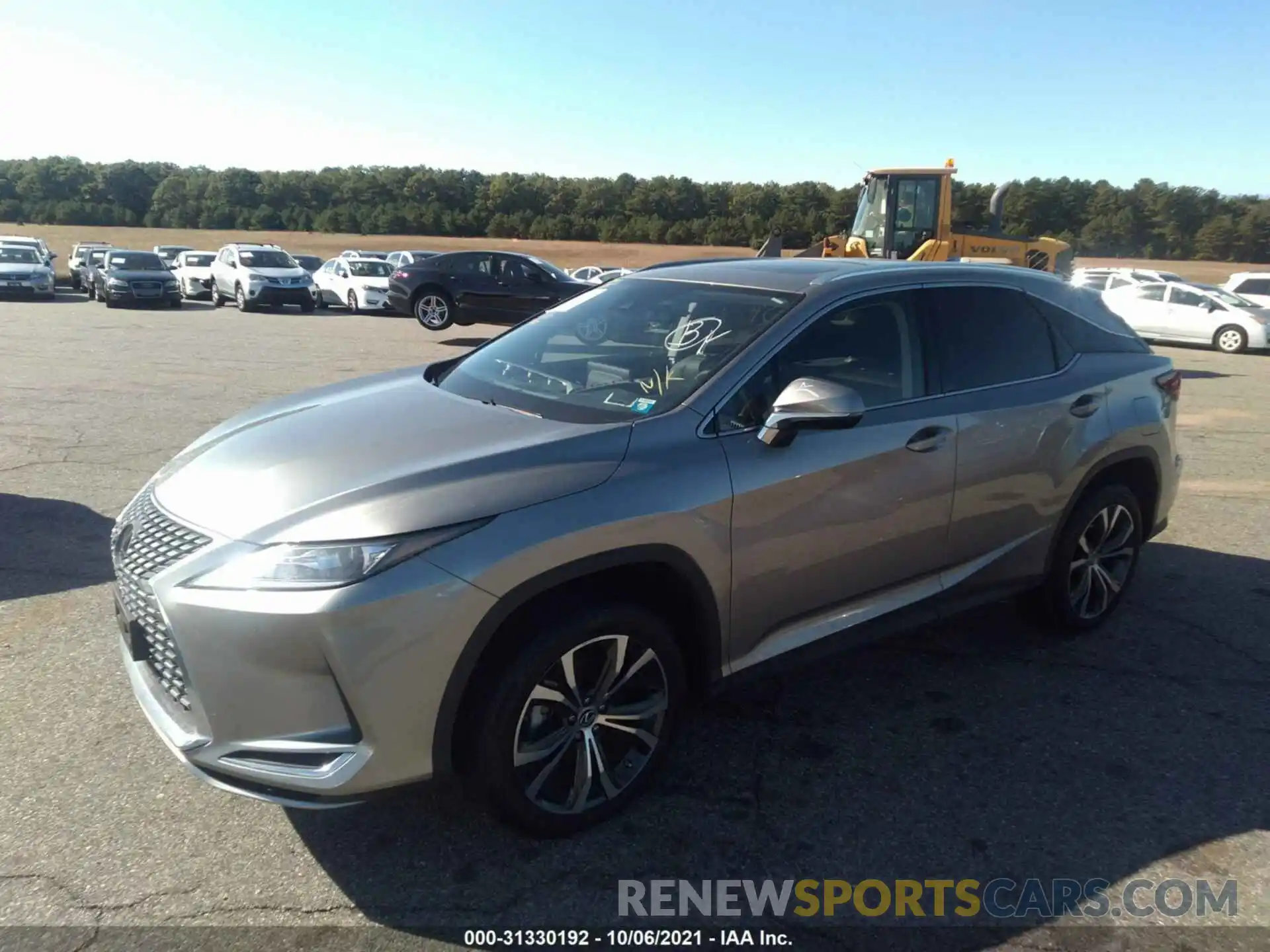 2 Photograph of a damaged car 2T2HZMDA7LC244494 LEXUS RX 2020