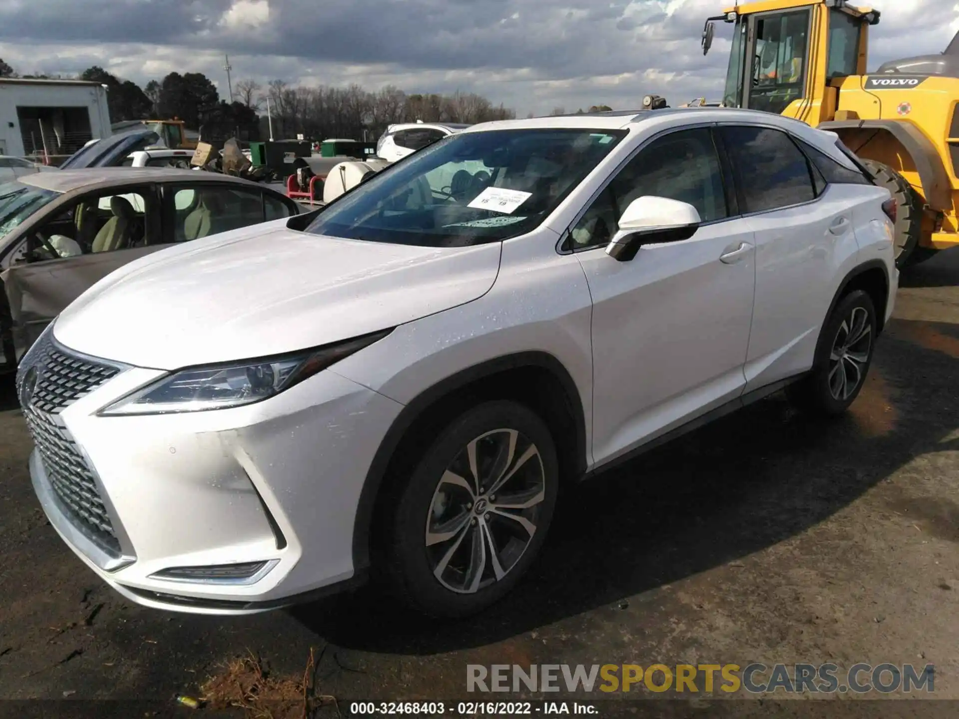 2 Photograph of a damaged car 2T2HZMDA7LC245676 LEXUS RX 2020