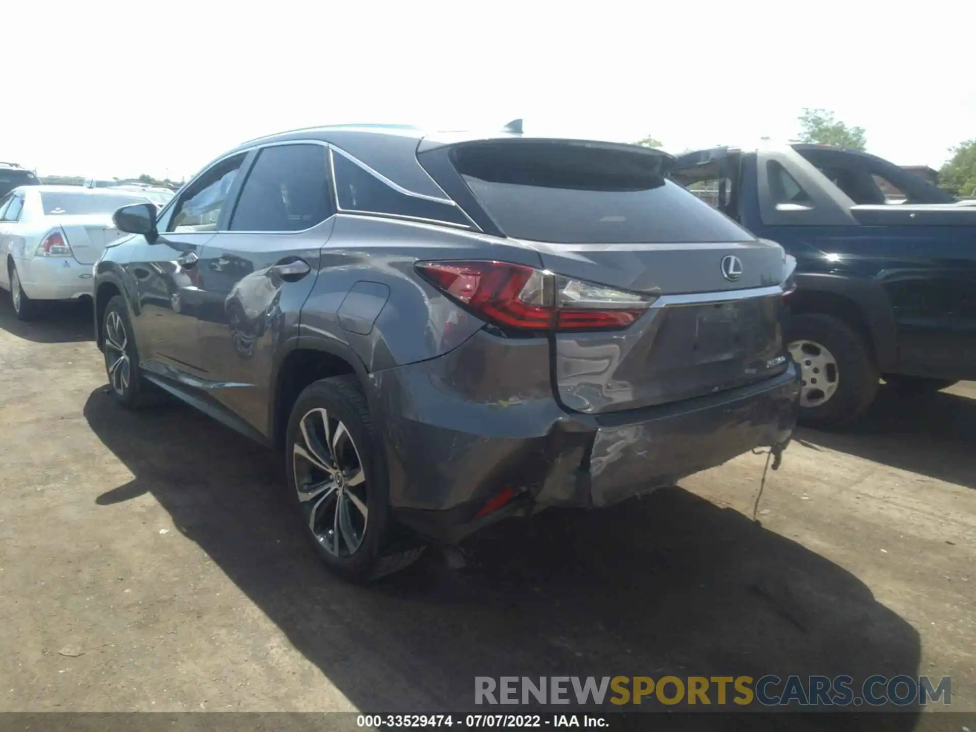 3 Photograph of a damaged car 2T2HZMDA7LC249713 LEXUS RX 2020