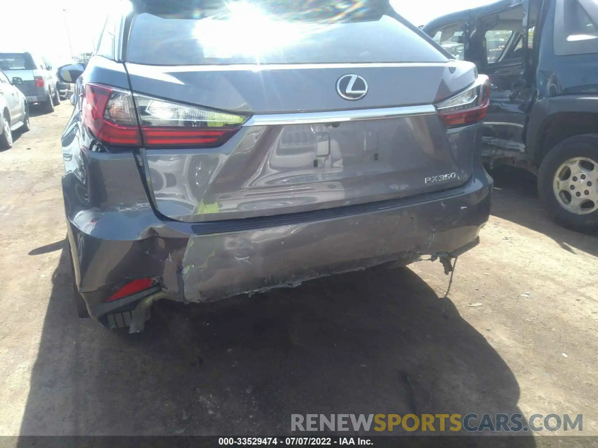 6 Photograph of a damaged car 2T2HZMDA7LC249713 LEXUS RX 2020