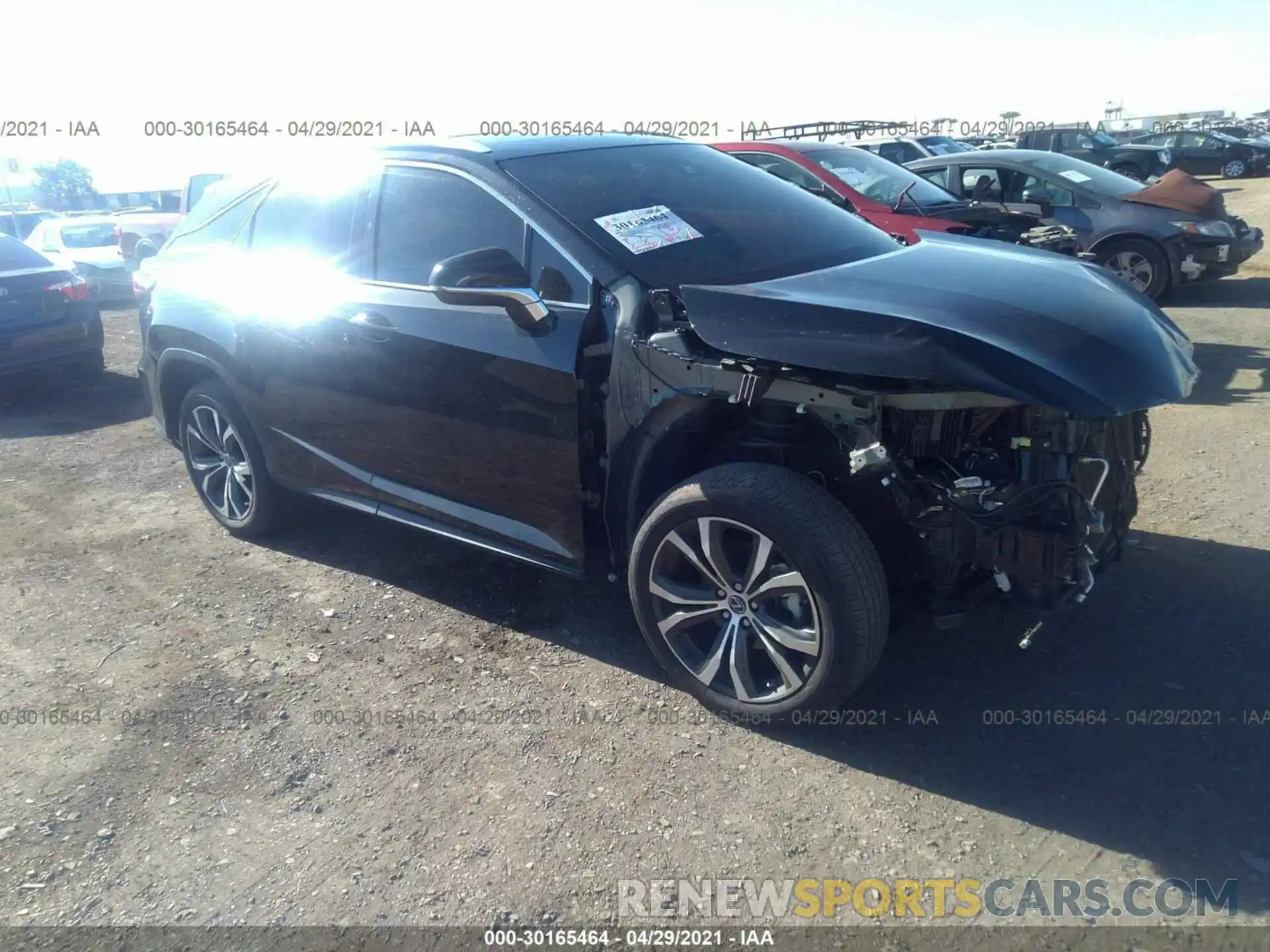 1 Photograph of a damaged car 2T2HZMDA8LC226327 LEXUS RX 2020