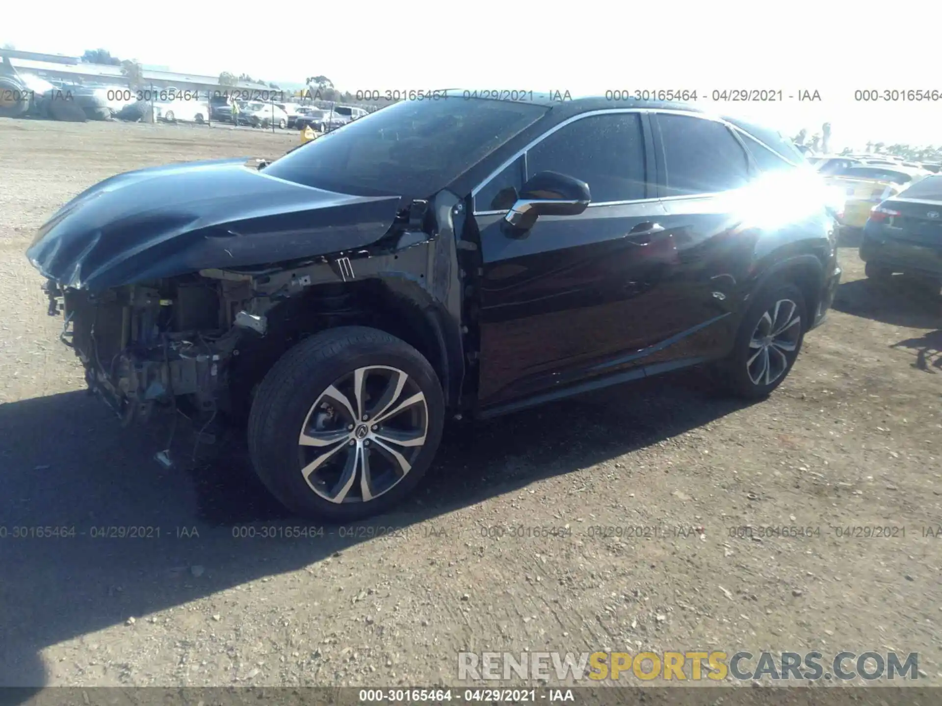 2 Photograph of a damaged car 2T2HZMDA8LC226327 LEXUS RX 2020