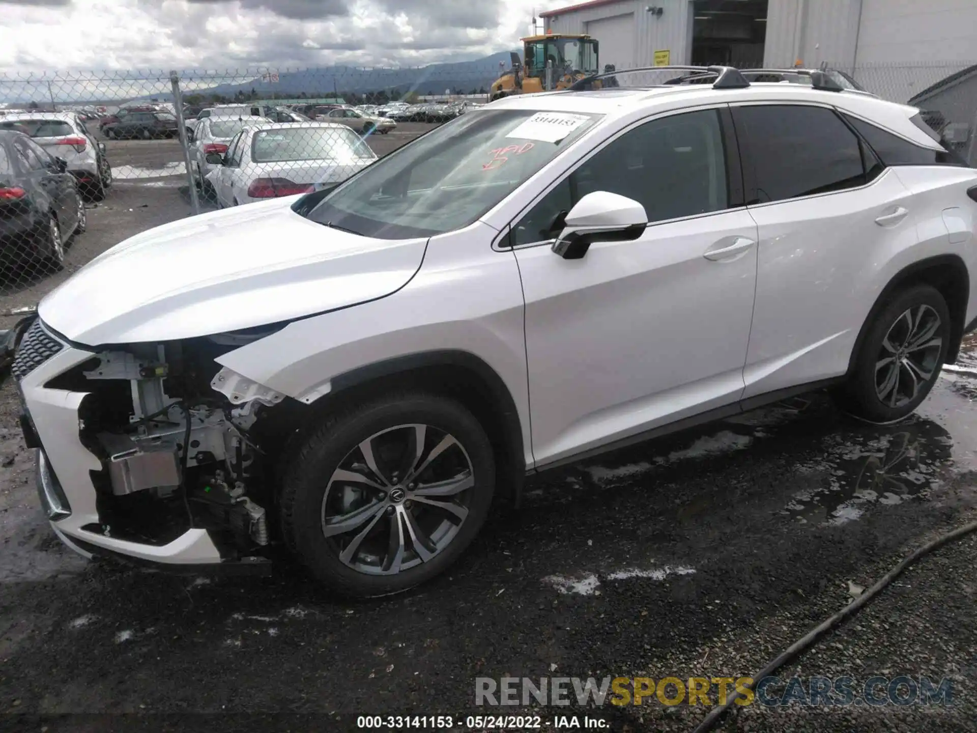 2 Photograph of a damaged car 2T2HZMDA8LC227722 LEXUS RX 2020