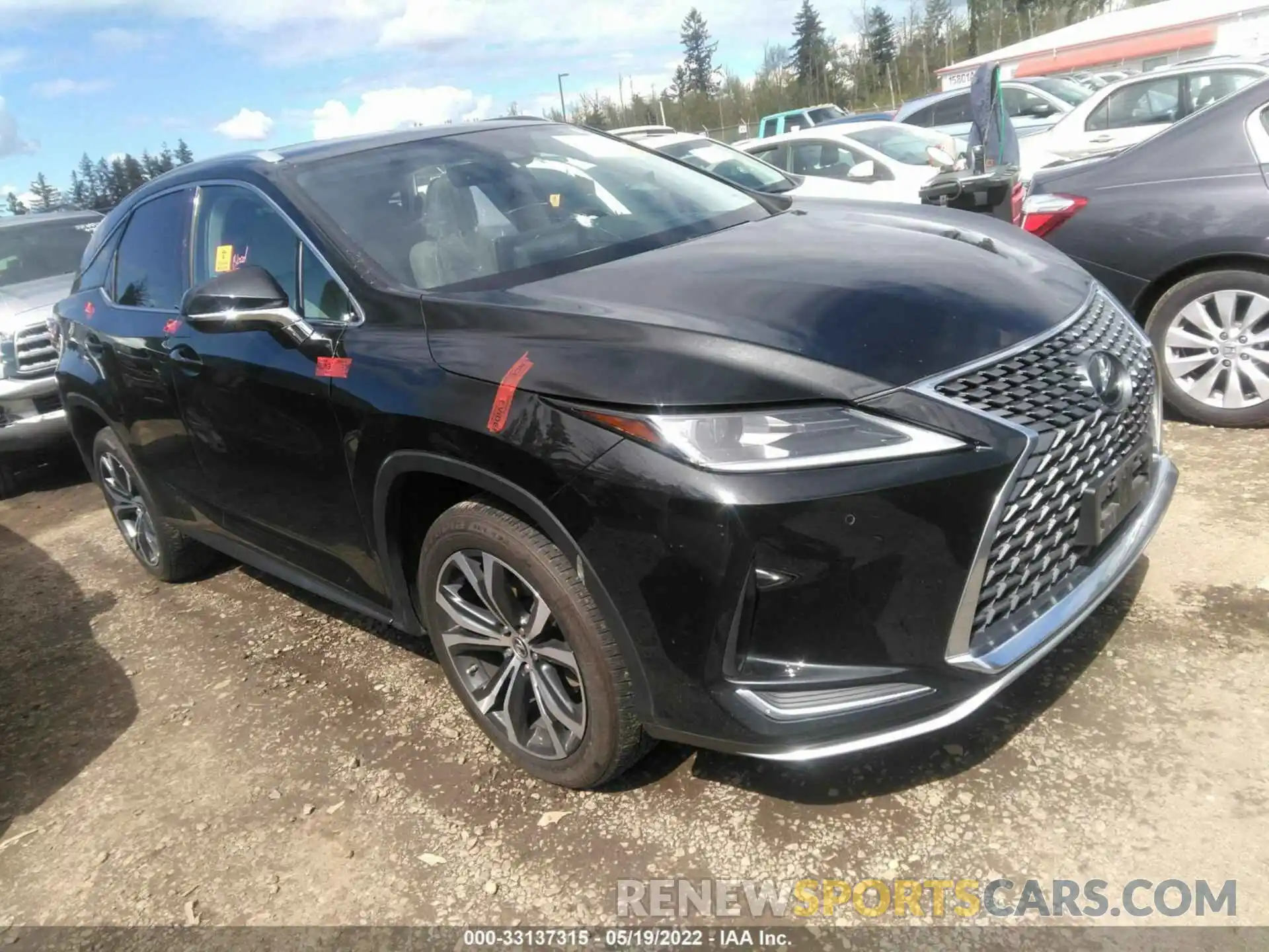 1 Photograph of a damaged car 2T2HZMDA8LC233276 LEXUS RX 2020