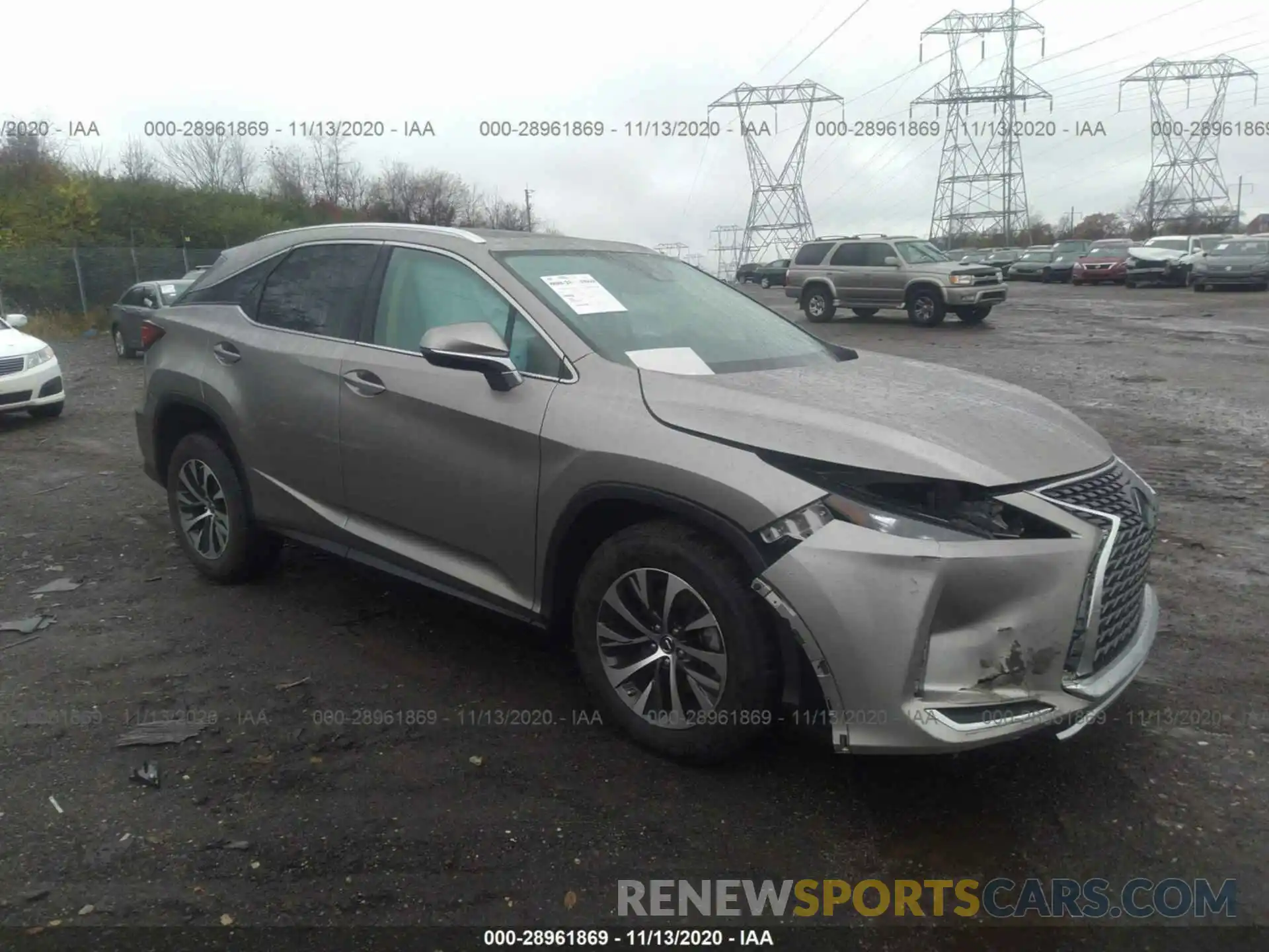 1 Photograph of a damaged car 2T2HZMDA8LC234573 LEXUS RX 2020