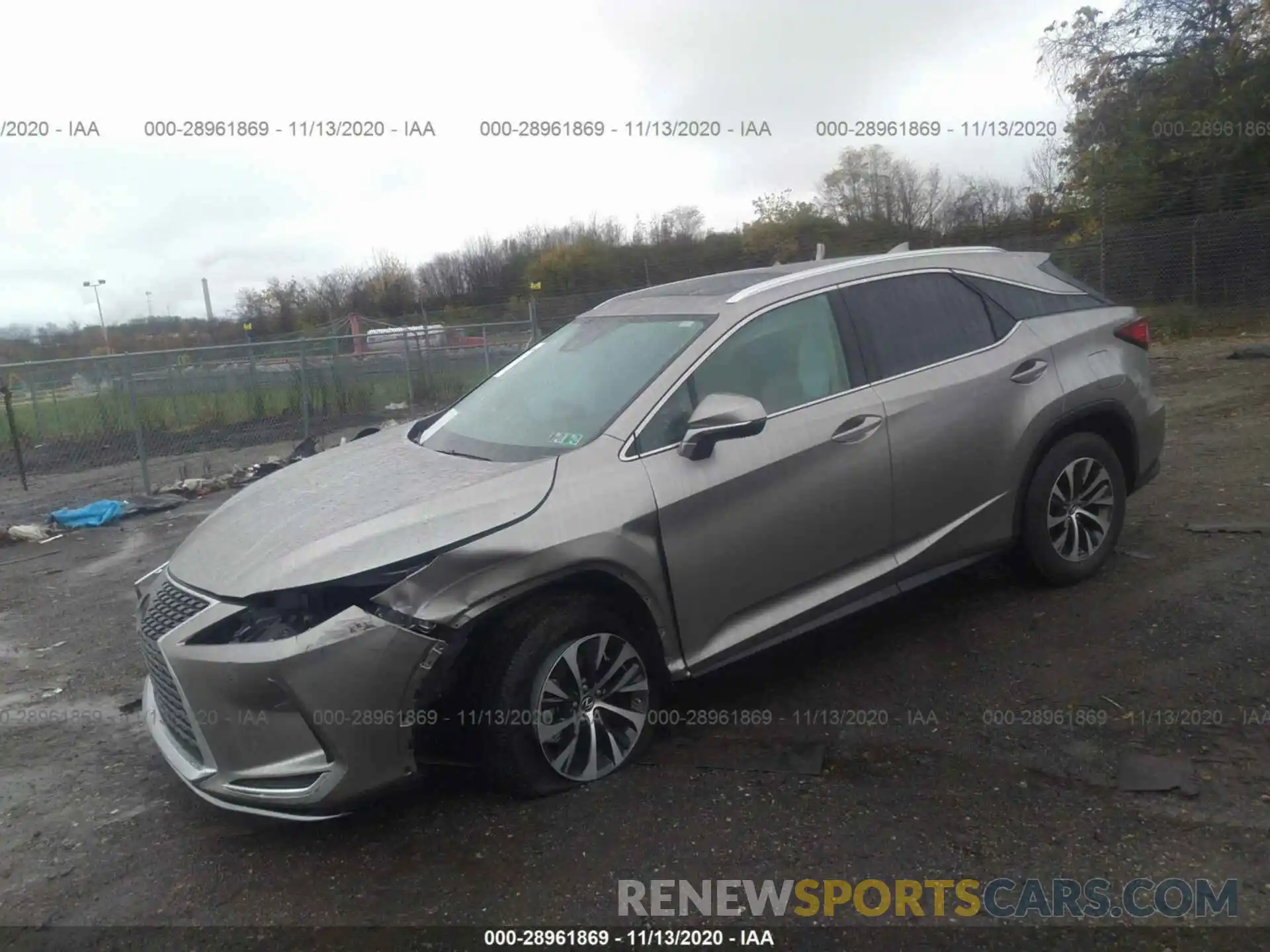 2 Photograph of a damaged car 2T2HZMDA8LC234573 LEXUS RX 2020