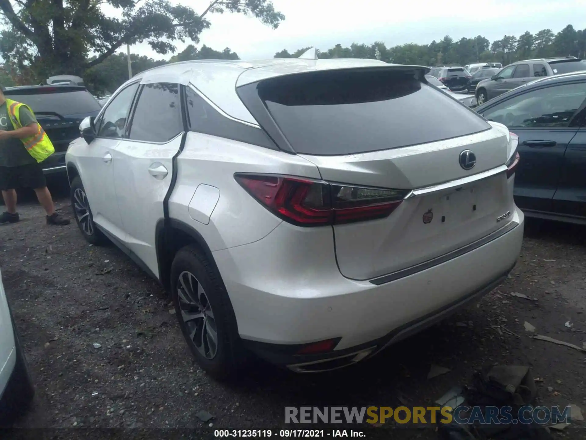 3 Photograph of a damaged car 2T2HZMDA8LC257402 LEXUS RX 2020